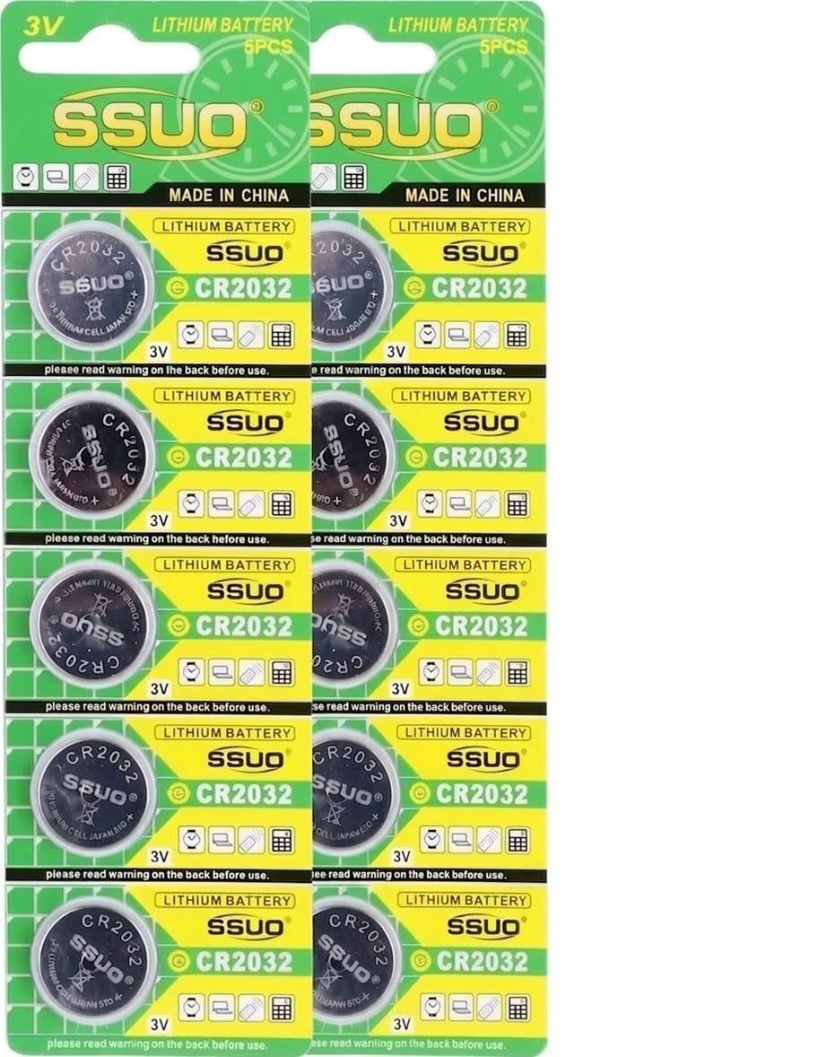 MICROUSB Compatiable with SSUO CR2032 Lithium Coin Battery 3v - Pack of 5 Provide Long Lasting Power in a Variety of Devices,from keyless-Entry fobs to Toys-image-21