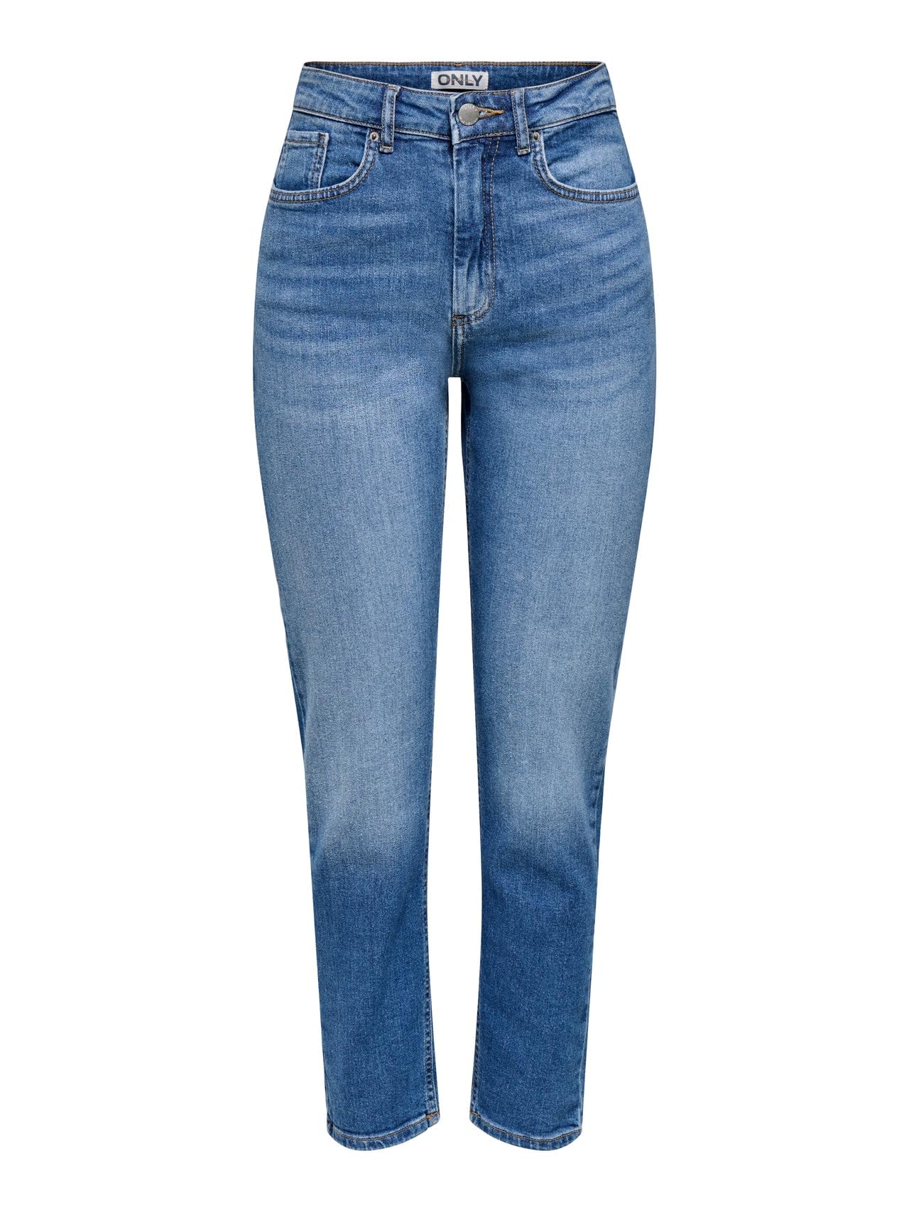 Only Onlveneda Hw Mom Jeans DNM Azg433 - Onlveneda Hw Mom Jeans DNM Azg433 - Smart Casual - Femme