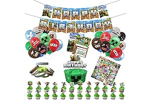 176-Pack Minecraft Birthday Party Must-Haves: Your Adventurer's Perfect Party