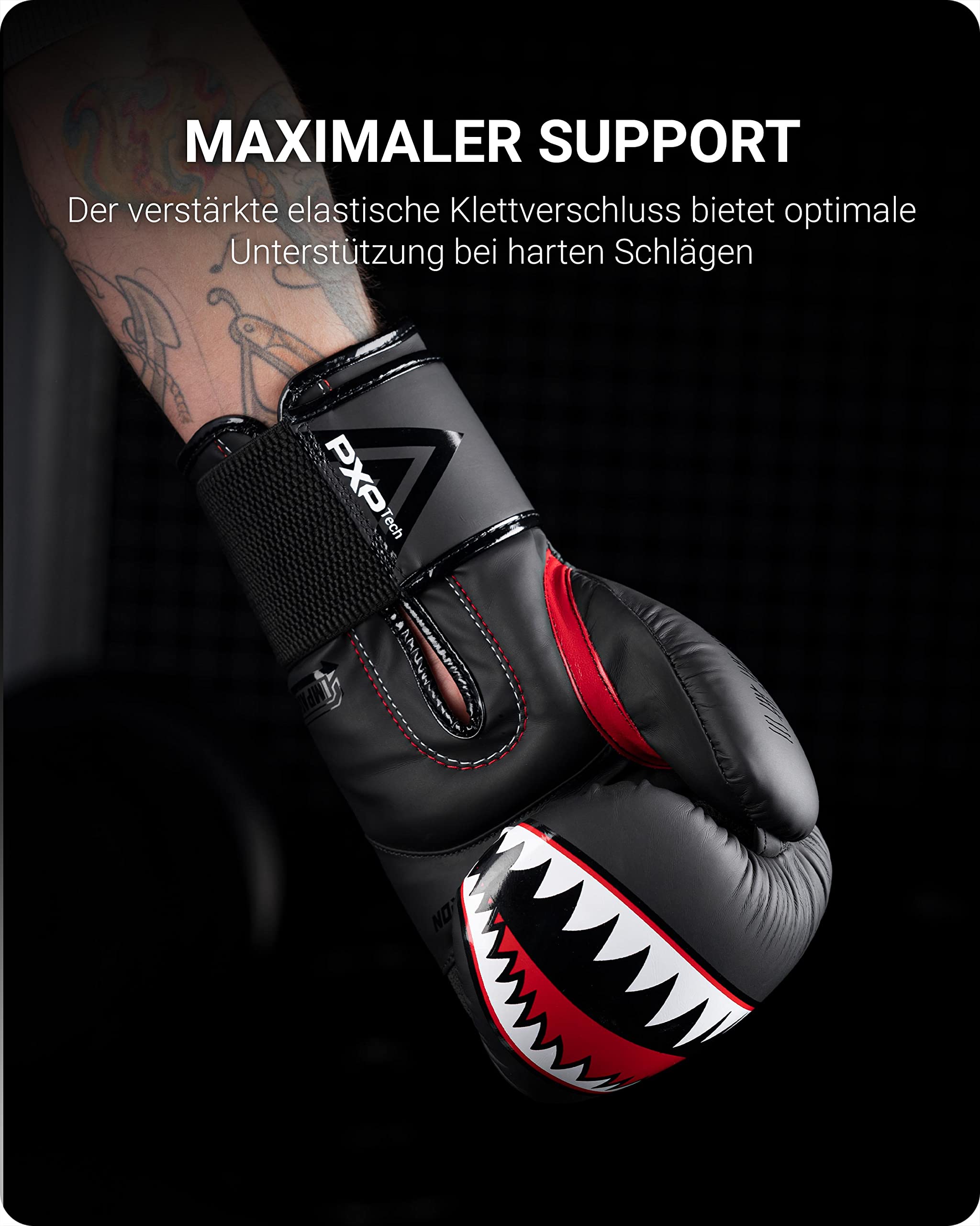 Phantom Boxhandschuhe Fight Squad | MMA Thai Boxing Gloves | Männer (Fight Squad - Schwarz, 12 Oz)