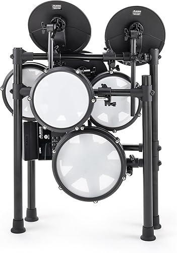 Miniatura 16 de Alesis Nitro Max Kit Electric Drum Set with Quiet Mesh Pads, 10" Dual-Zone Snare, Bluetooth, 440+ Authentic Sounds, Drumeo, USB MIDI, Kick Pedal