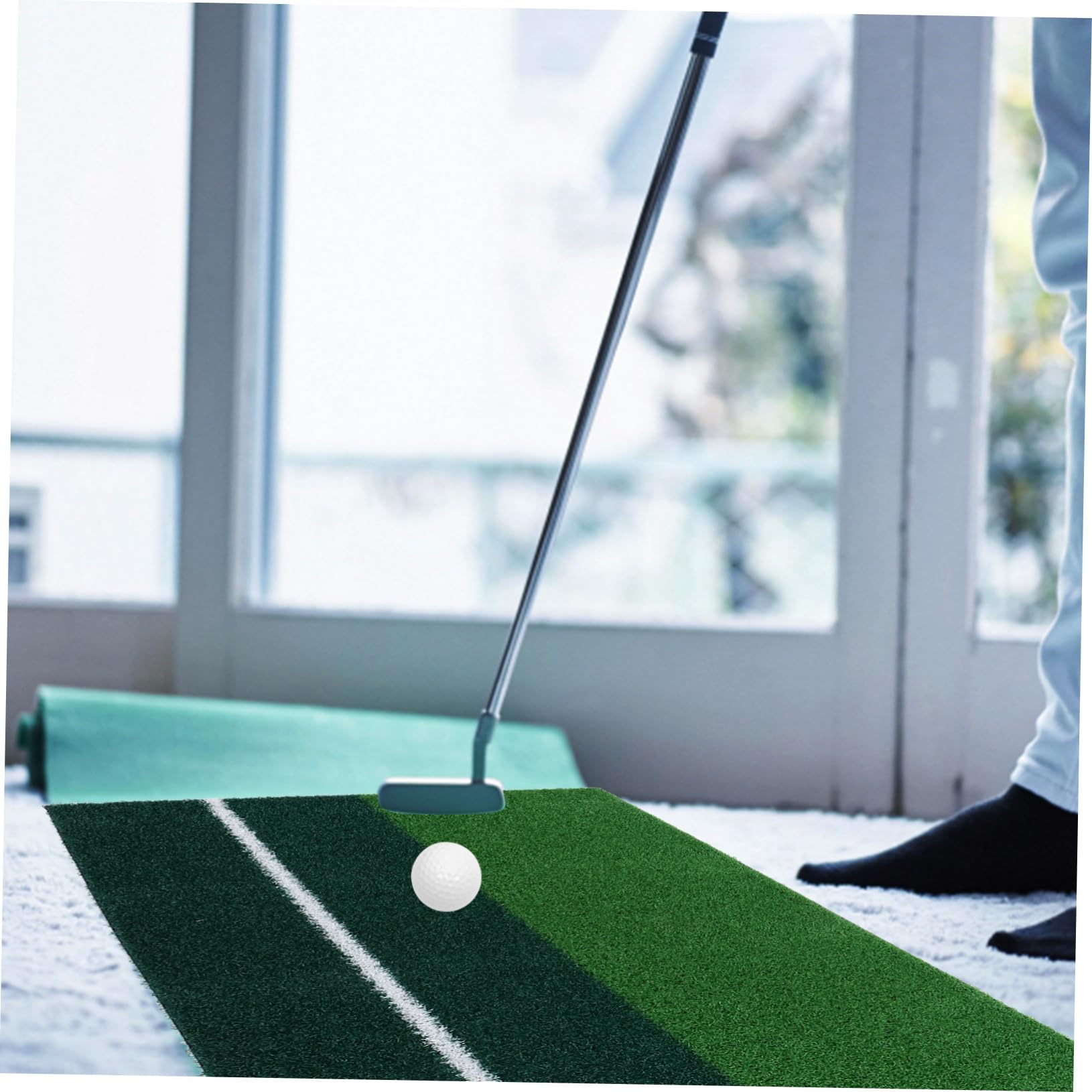Golf Übungsmatte aus Rasen, Tragbar, Grün für Training