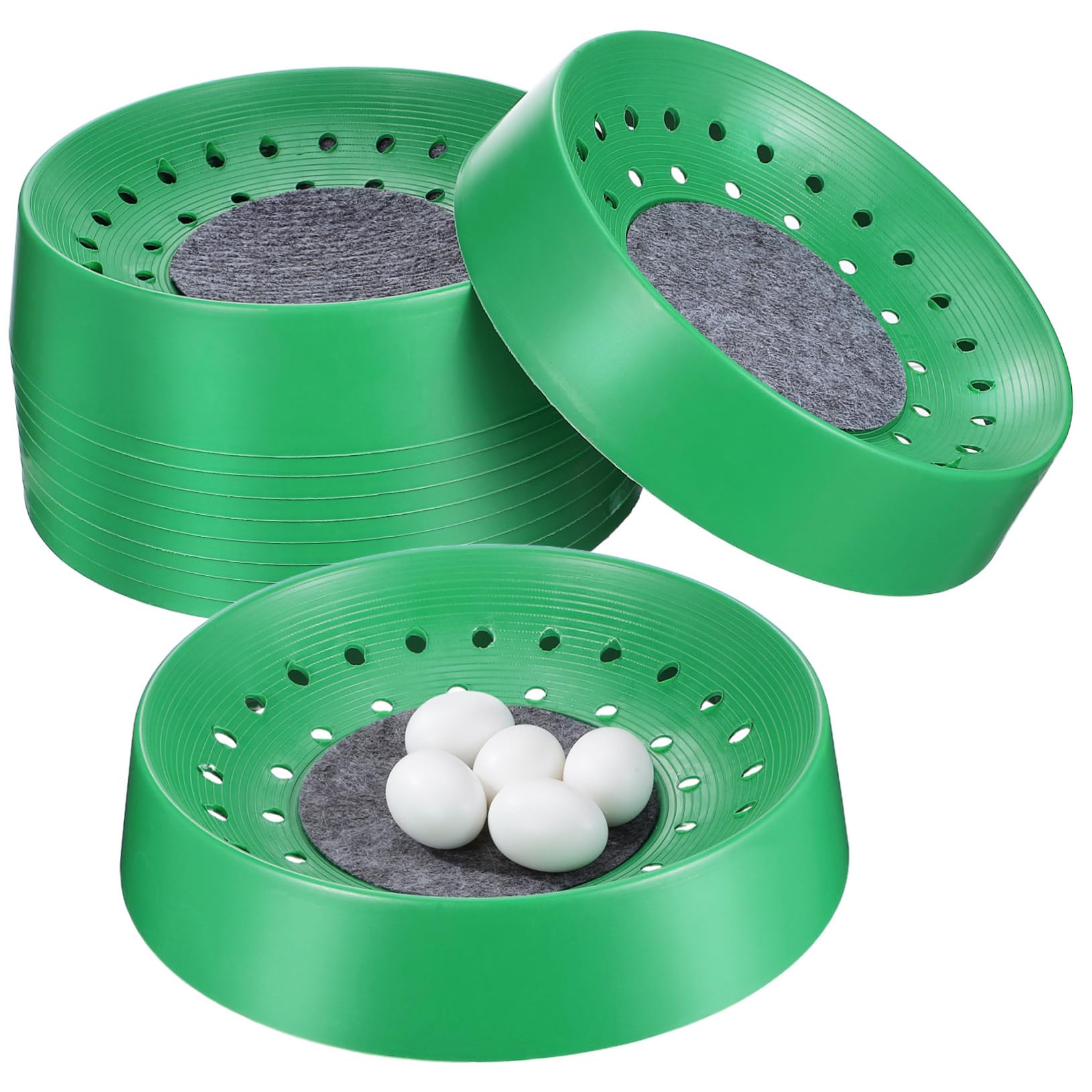 BESTonZON Lot de 10 de Pigeons à Œufs pour Oiseaux Accessoires Respirants et Lavables pour d'oiseaux Fournitures Maison Ferme