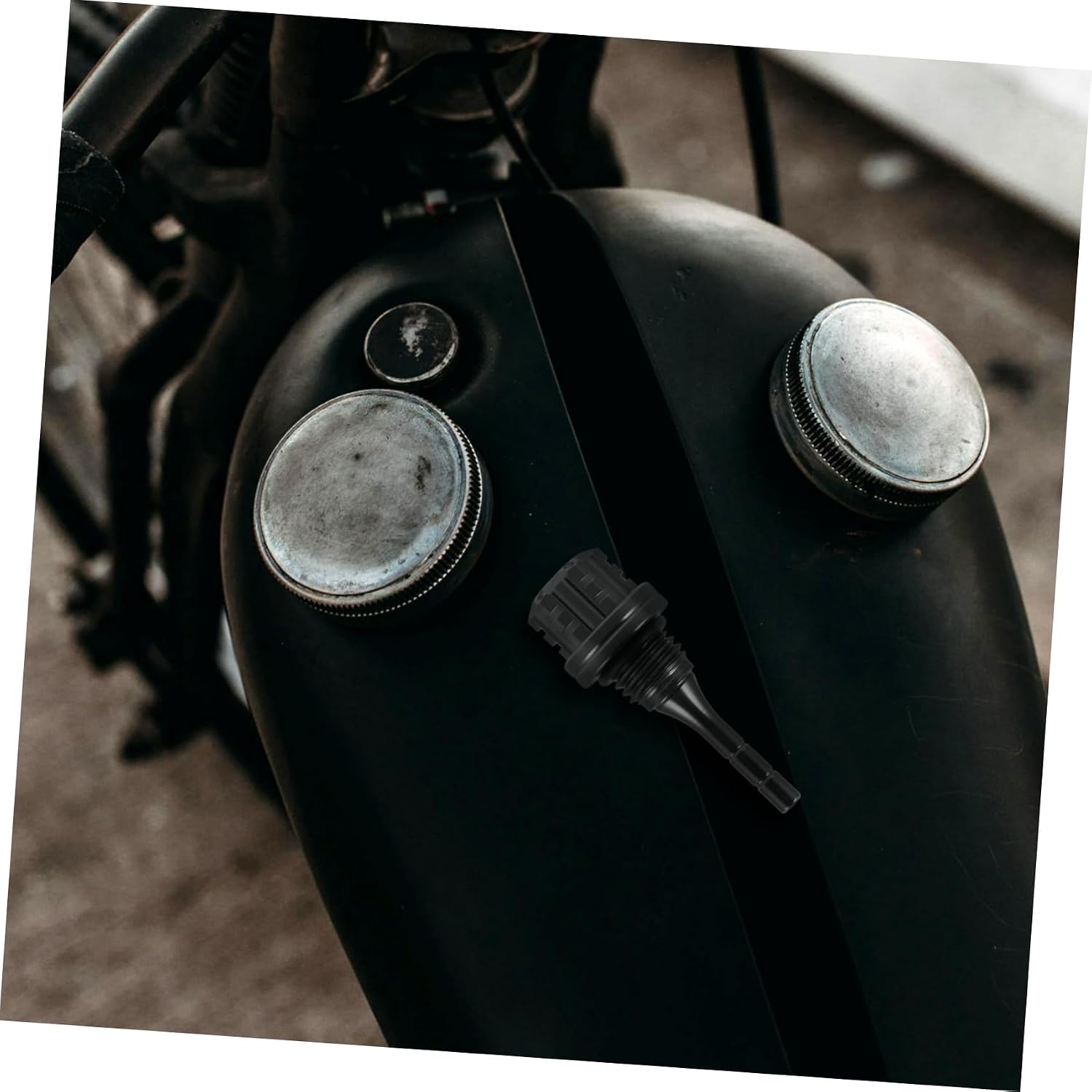 125cc Aluminum Alloy Oil Level Gauge for Motorcycle Stylish CNC Engine Oil with Accurate Measurement and Easy Installation Accessory for Motorcycle Enthusiasts