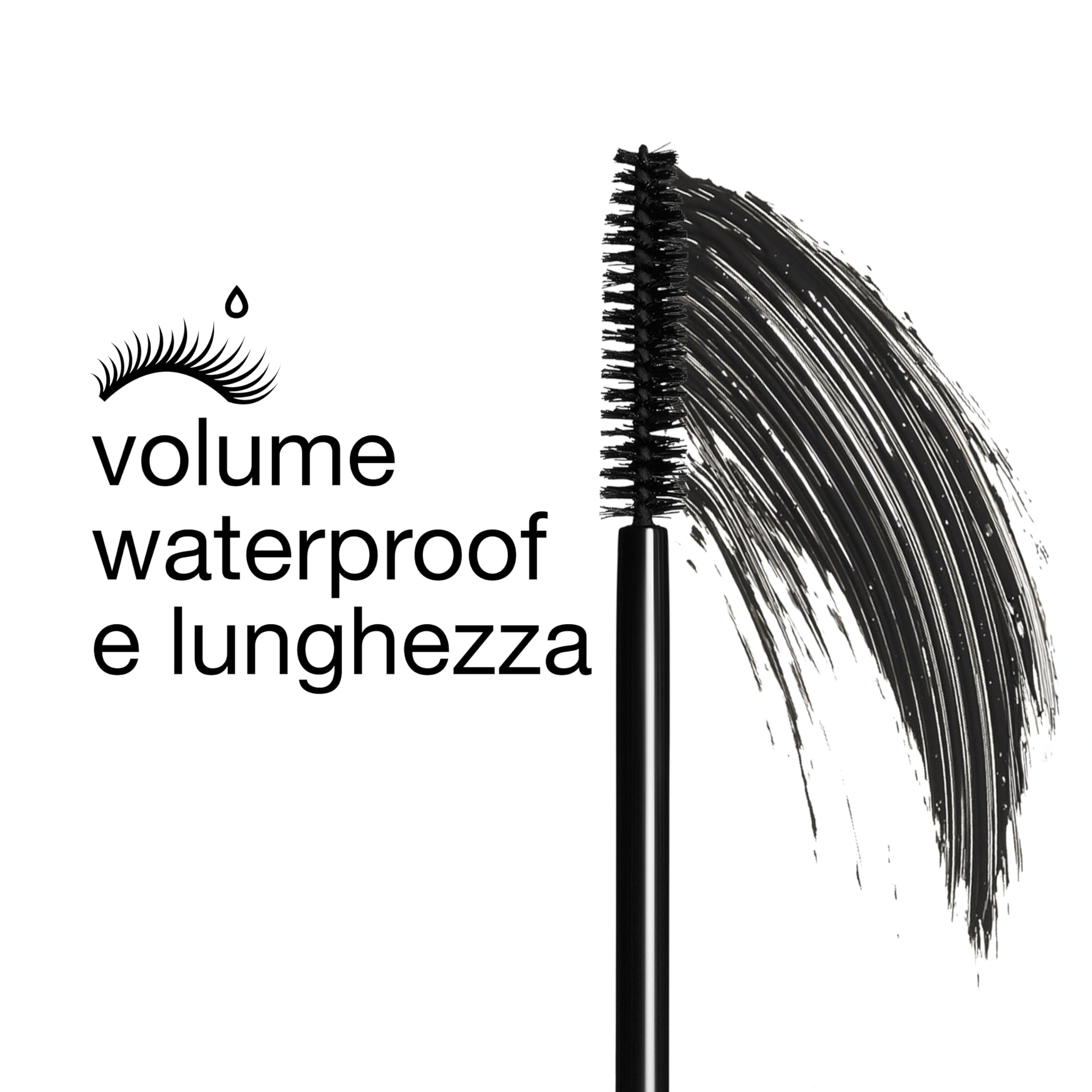 Clinique High Impact Waterproof Mascara | Allunga, volumizza, anti-sbavature e ideale per occhi sensibili, 8 ml