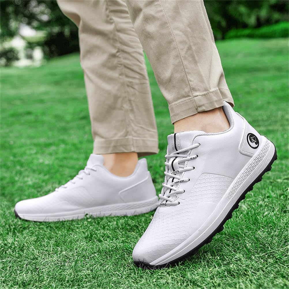 Zapatos De Golf Impermeables para Hombres Zapatillas De Tenis De Golf Profesionales Calzado Sin Puntas para Caminar Al Aire Libre