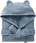 Filles Enfants Terry Peignoir Capuche Robe de serviette douce 100% Coton Pajama Loungewear Enfants Serviette de plage à capuche 2-12 ans