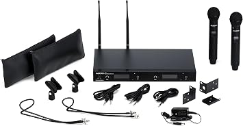 Audix AP42 OM2 نظام الميكروفون اللاسلكي المحمول المزدوج للعروض الموسيقية والخطابة - B Band