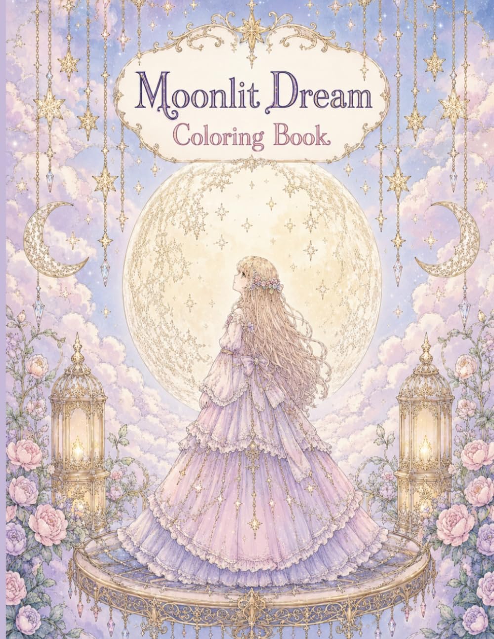 Dreamy Sky Coloring Book: A Relaxing Fantasy Coloring Book with Celestial Girls, Magical Skies, and Dreamy Worlds (Dreamlight Coloring Collection)