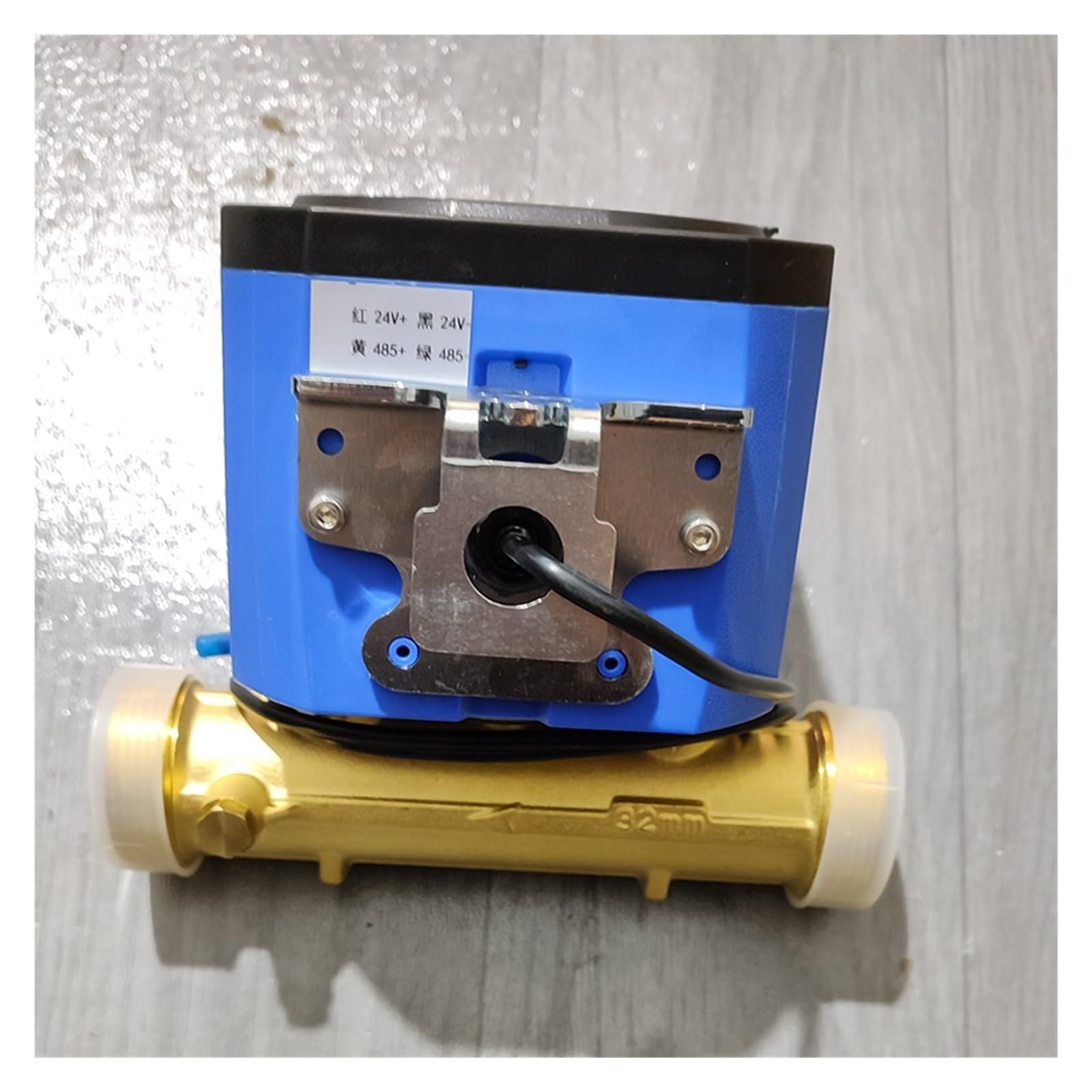 Wasserdurchflussmesser ASW-1 Ultraschall-Flüssigkeitsdurchflussmesser, RS485/USART, kleiner Durchmesser DN15–40 mm, Gewindeanschluss, Kupferrohr, intelligenter Wasserzähler(DN15)