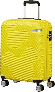 AMERICAN TOURISTER Spinner EXP TSA Mickey Clouds Mickey Electric Lemon 55 Unisex Adultos