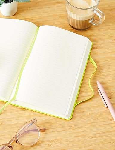 Miniatura 4 de Moleskine - Cuaderno clásico con tapa dura, grande (5 x 8.25 pulgadas), a rayas, color verde limón, 240 páginas