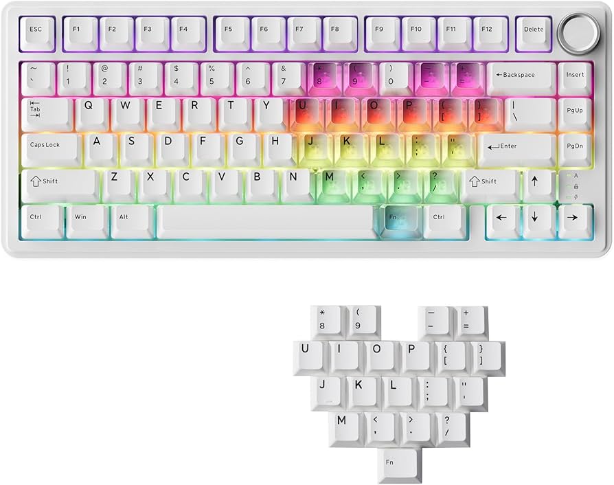 Amazon.com: x XVX M75 75% Wireless Gaming Mechanical Keyboard, BT5
