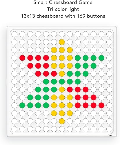 Miniatura 4 de Heayzoki Tablero de ajedrez electrónico, juego de mesa inteligente educativo con IA con batería de 900 mAh, reduce el aburrimiento, luz suave, juego