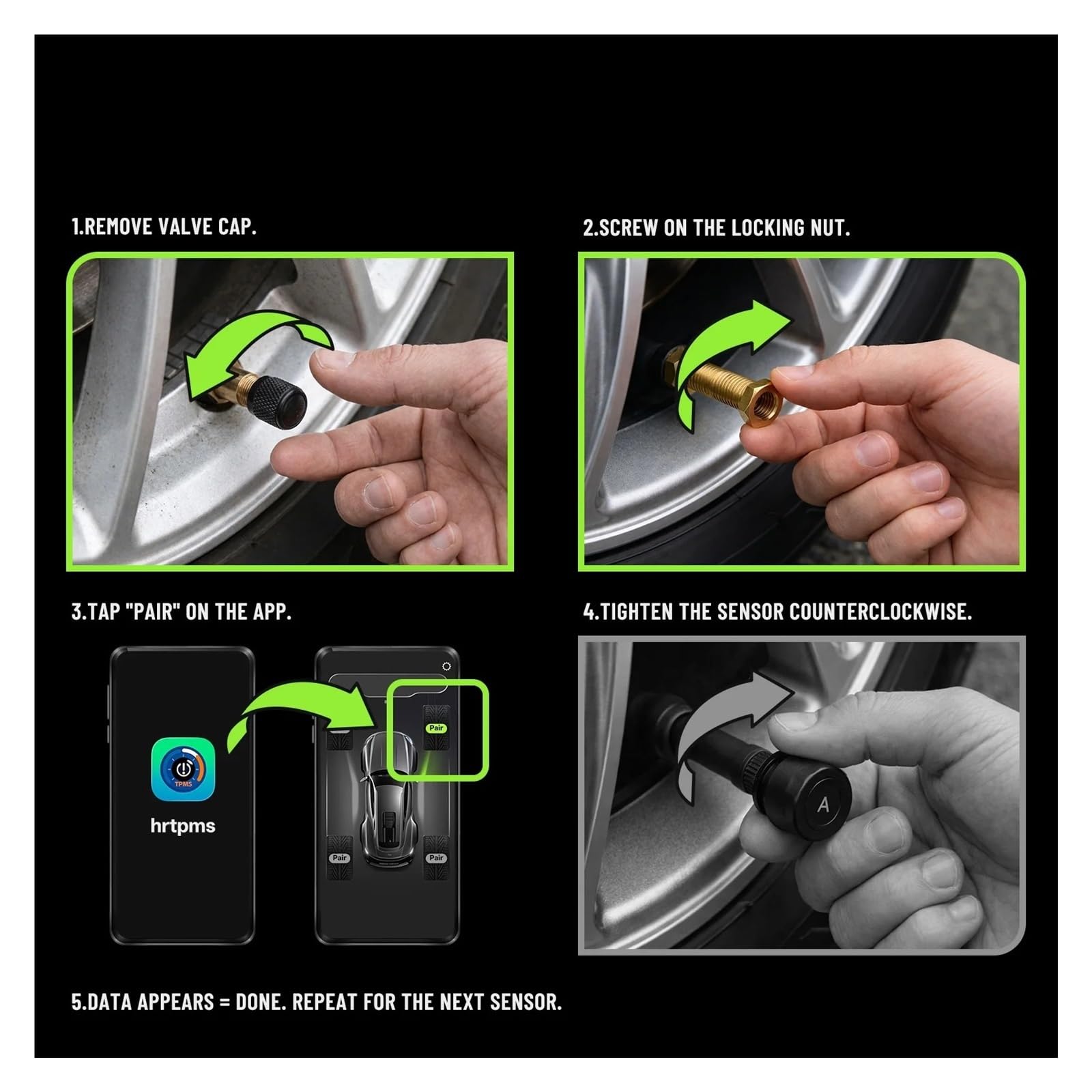 Ersatzsensor RDKS Für RV SUV MPV Van Auto Motorrad Roller