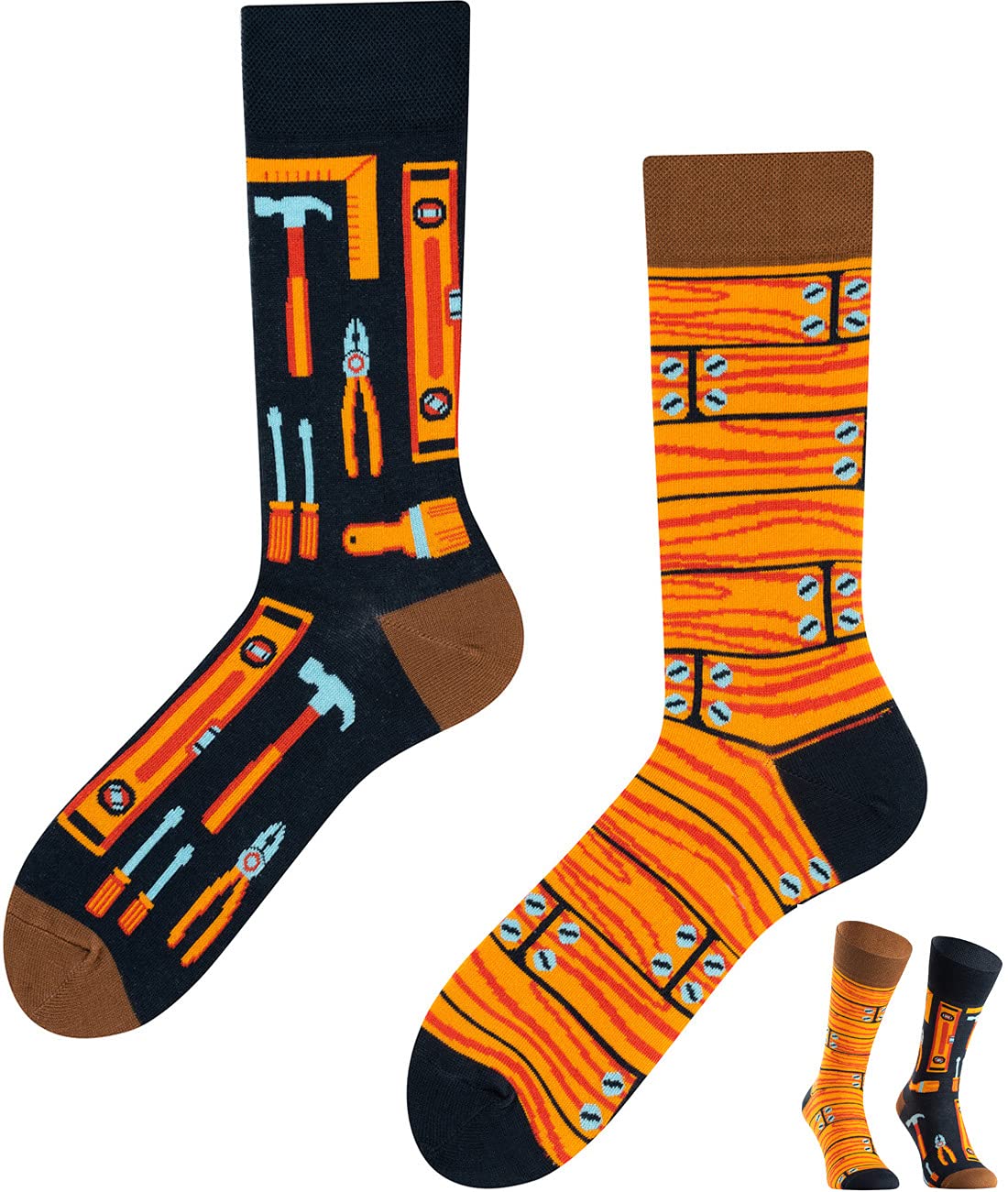 TODO Colours Lustige Socken mit Motiv - Mehrfarbige, Bunte, Verrückte für die Lebensfreude