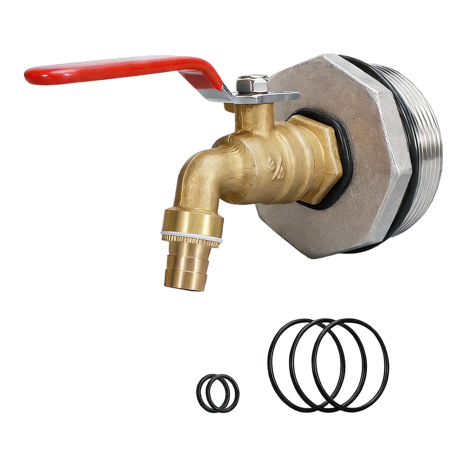 Msioytog A Gardens Irrigation Brasses Faucet Tanks Water Tap Single Outlet Replacement Ntifreeze Outdoor Balconies Ccessory Brasses Water Faucet Dapter