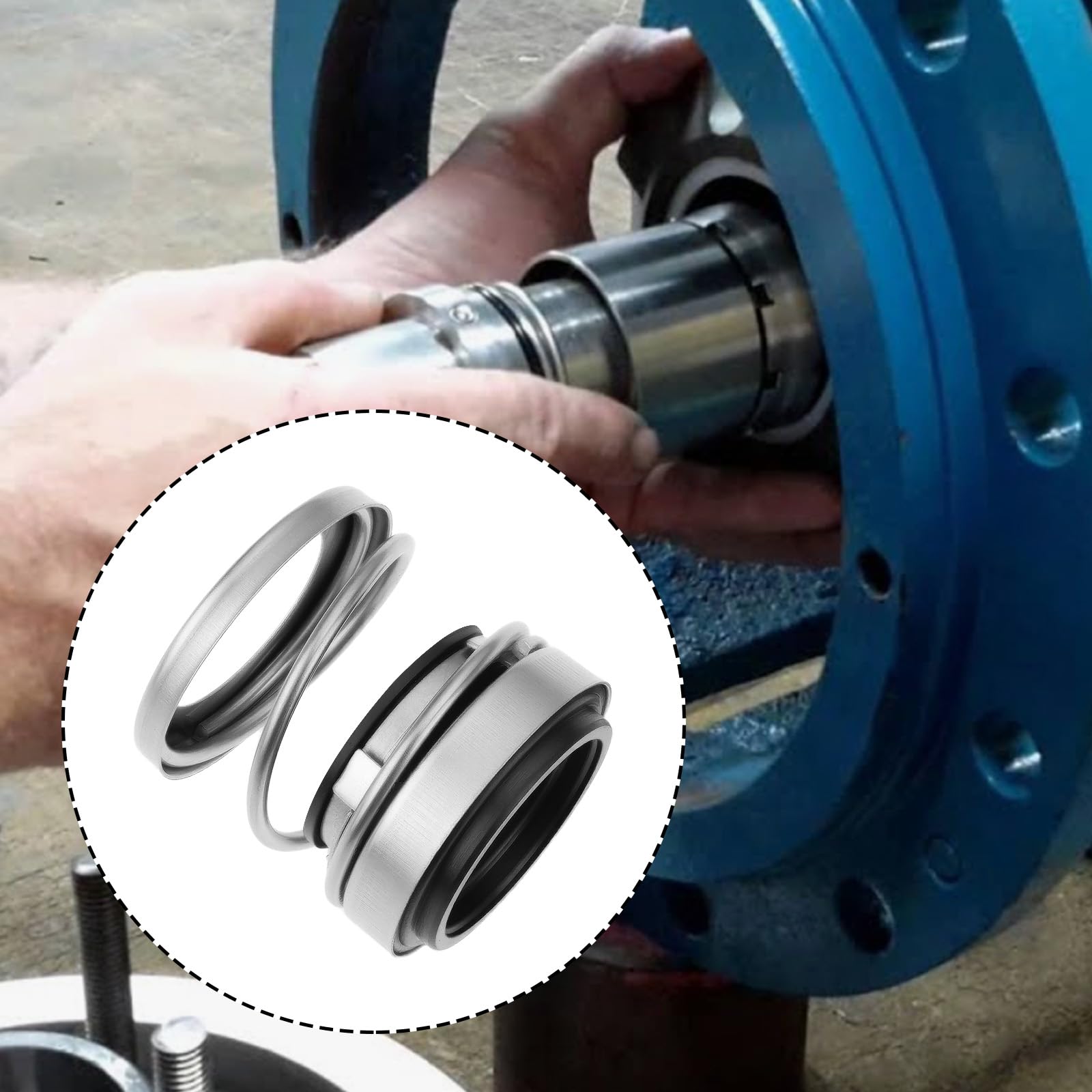 Joint en Caoutchouc pour Vis de Pompe à Eau pour Diamètre Intérieur de 16 mm