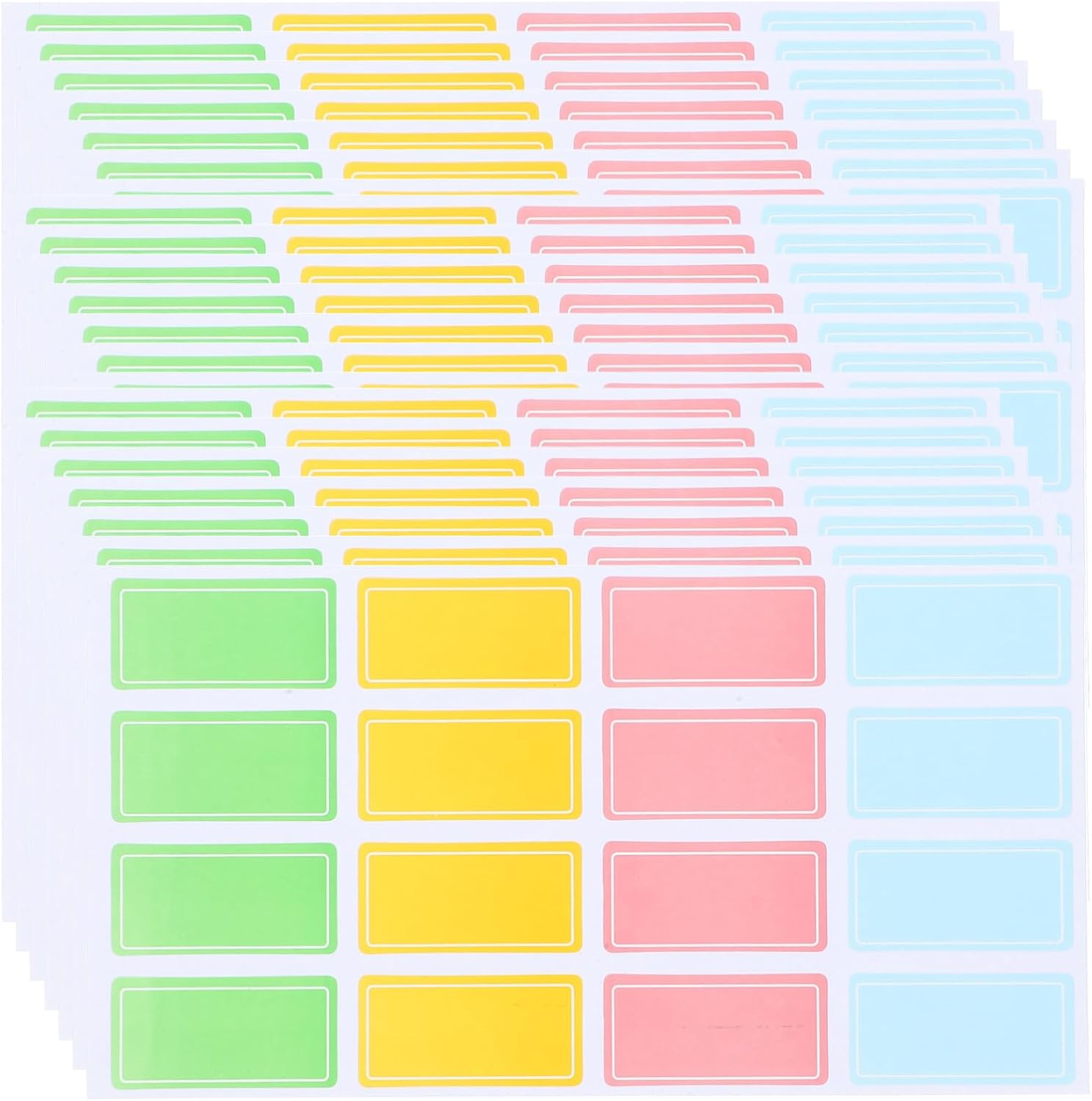 Waterproof Self-Adhesive Blank Price Labels Stickers, 70 Sheets Small Size for Office and Retail Pricing, Easy to Write Price Tags and Number Stickers for Inventory Management