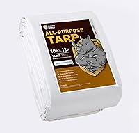 Vista 58 de GUARD SHIELD Lona de polietileno verde y plateado superresistente de 12 x 12 pies, impermeable, 5/8 pulgadas de grosor, resistente a los rayos UV