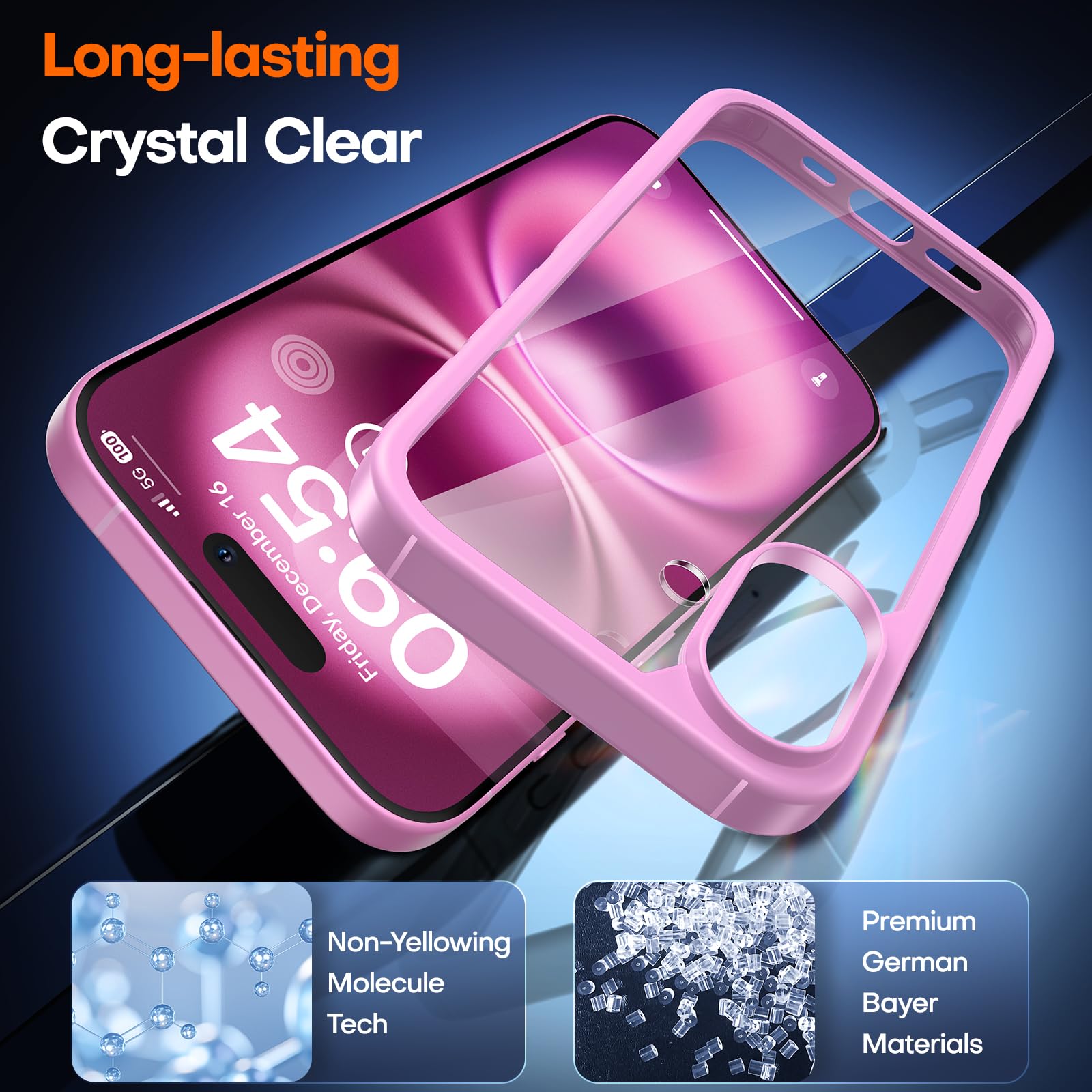 TAURI for iPhone 16 Plus Case with HD Screen Protector - Image 3