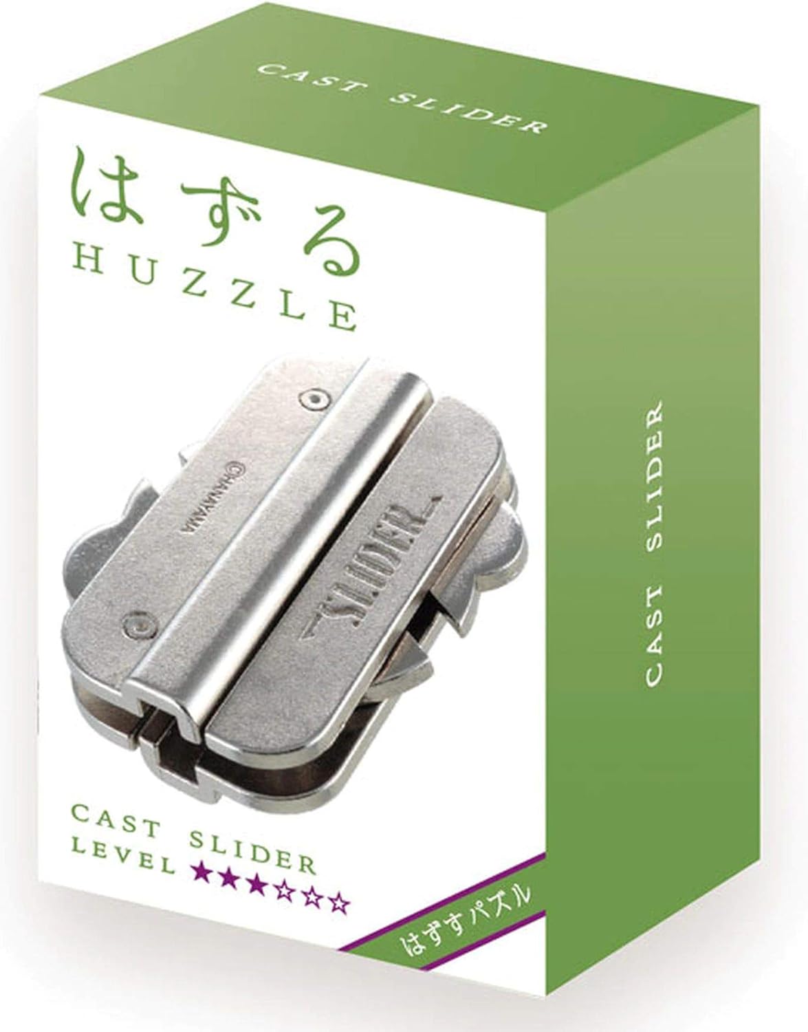 Cast Slider Huzzle Hanayama Puzzle IQ Metal Puzzle