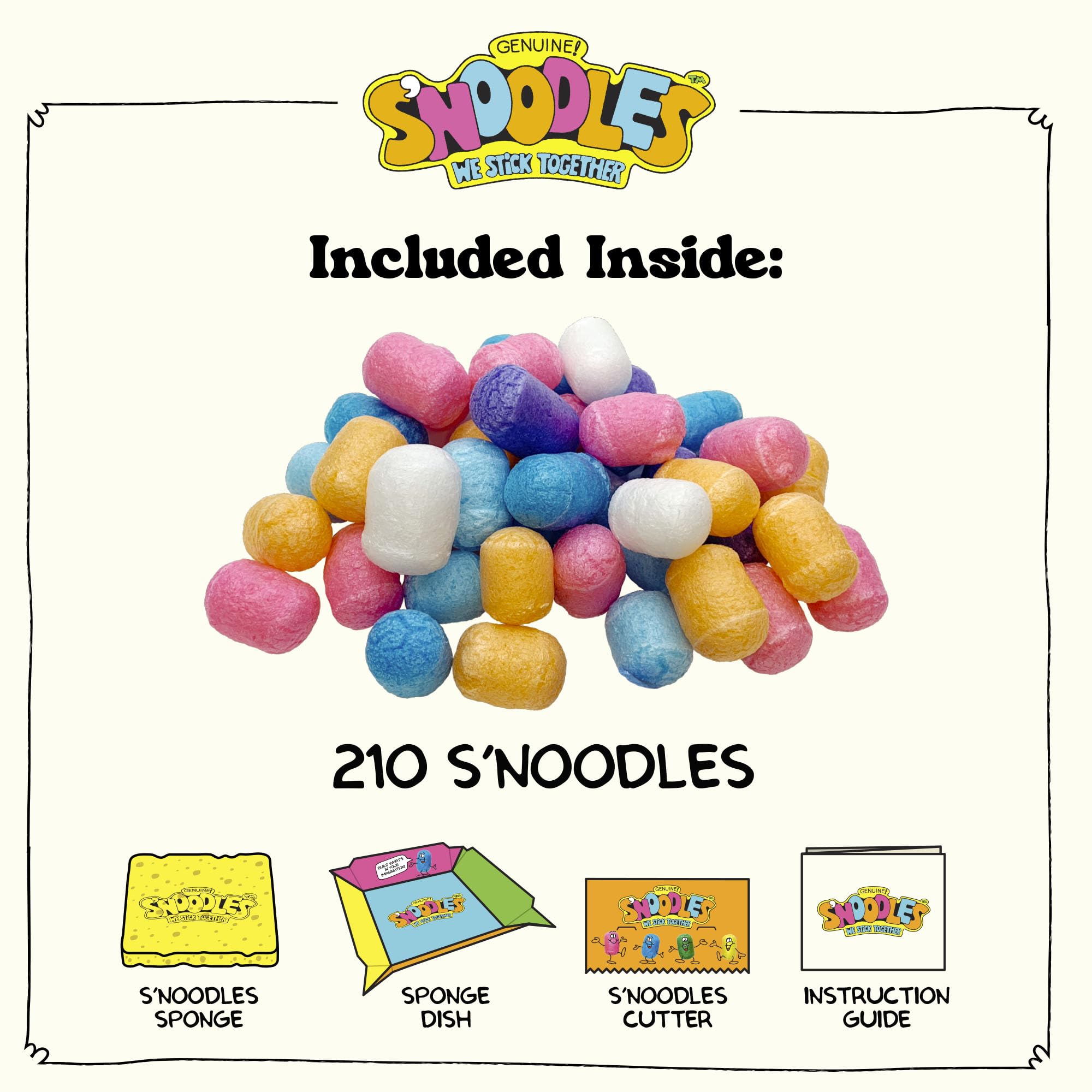 Schylling S'Noodles - Kit creativo per lavori di costruzione, basta aggiungere acqua, dai 4 anni in su, un kit