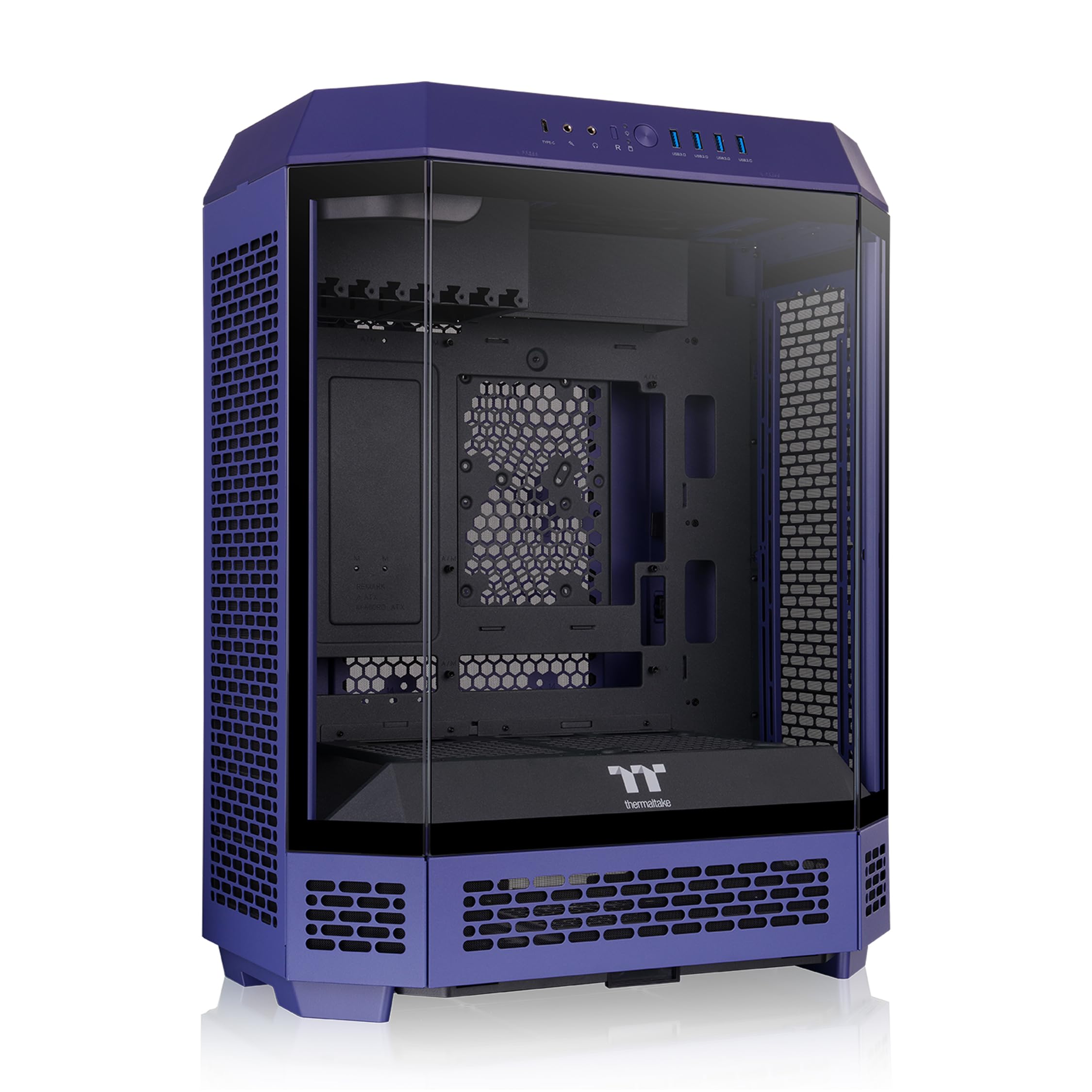 Thermaltake Tower 600 Mid Tower; 2x140mm CT Fans Included; 420mm Radiator Support; 400mm GPU Clearance; Hidden Connector Support; Rotatable PCIe Slots