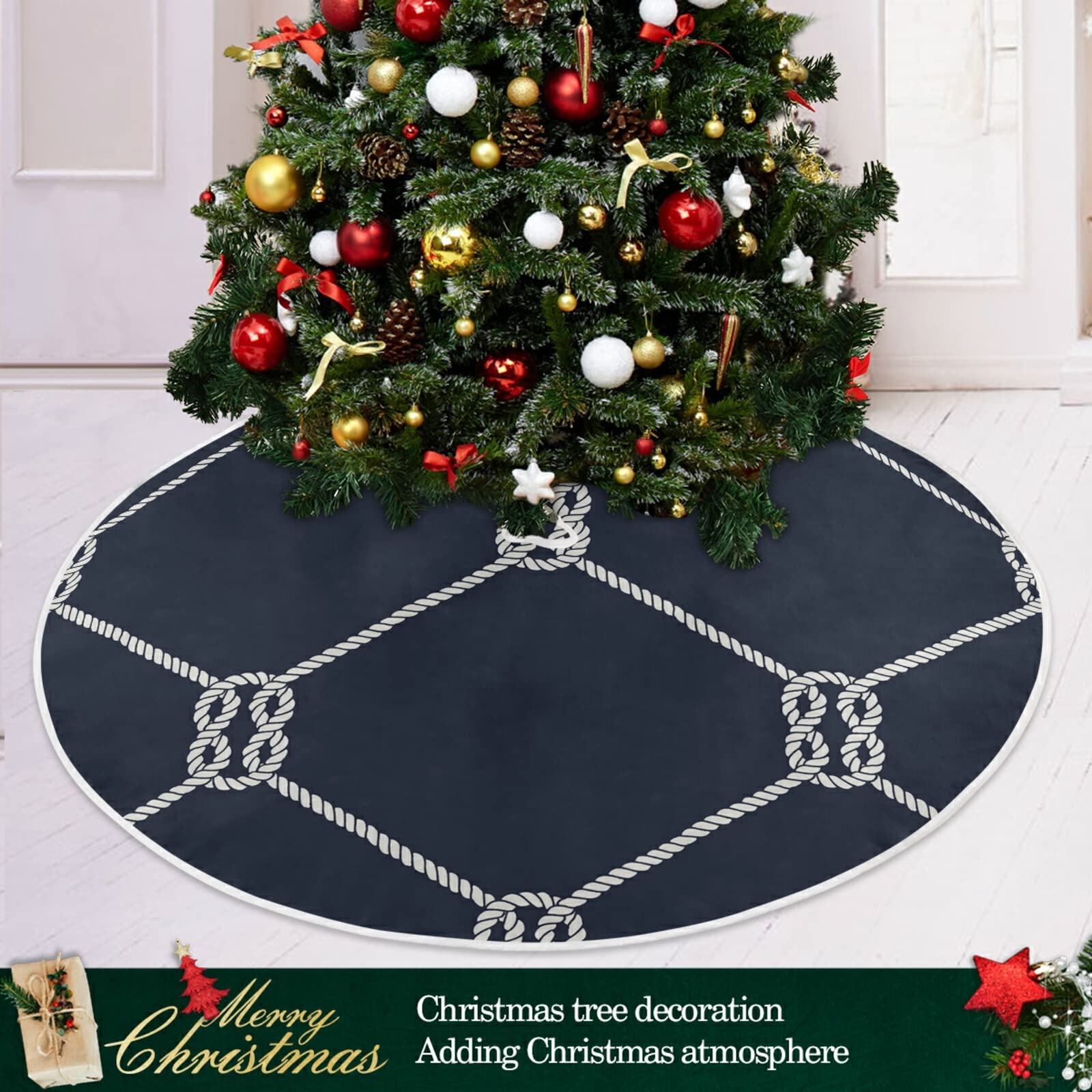 Rope Outdoor Christmas Trees Holiday Home Indoor Outdoor Rope