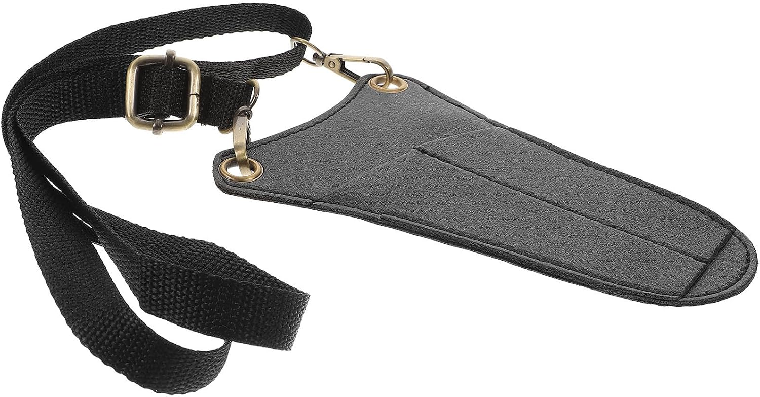 Ciieeo Hairdressing Easy Leather Bag with Scissors Scissor Multiple Pockets Waist Strap to Carry Pouch and Barber for Hairdressers and Stylists