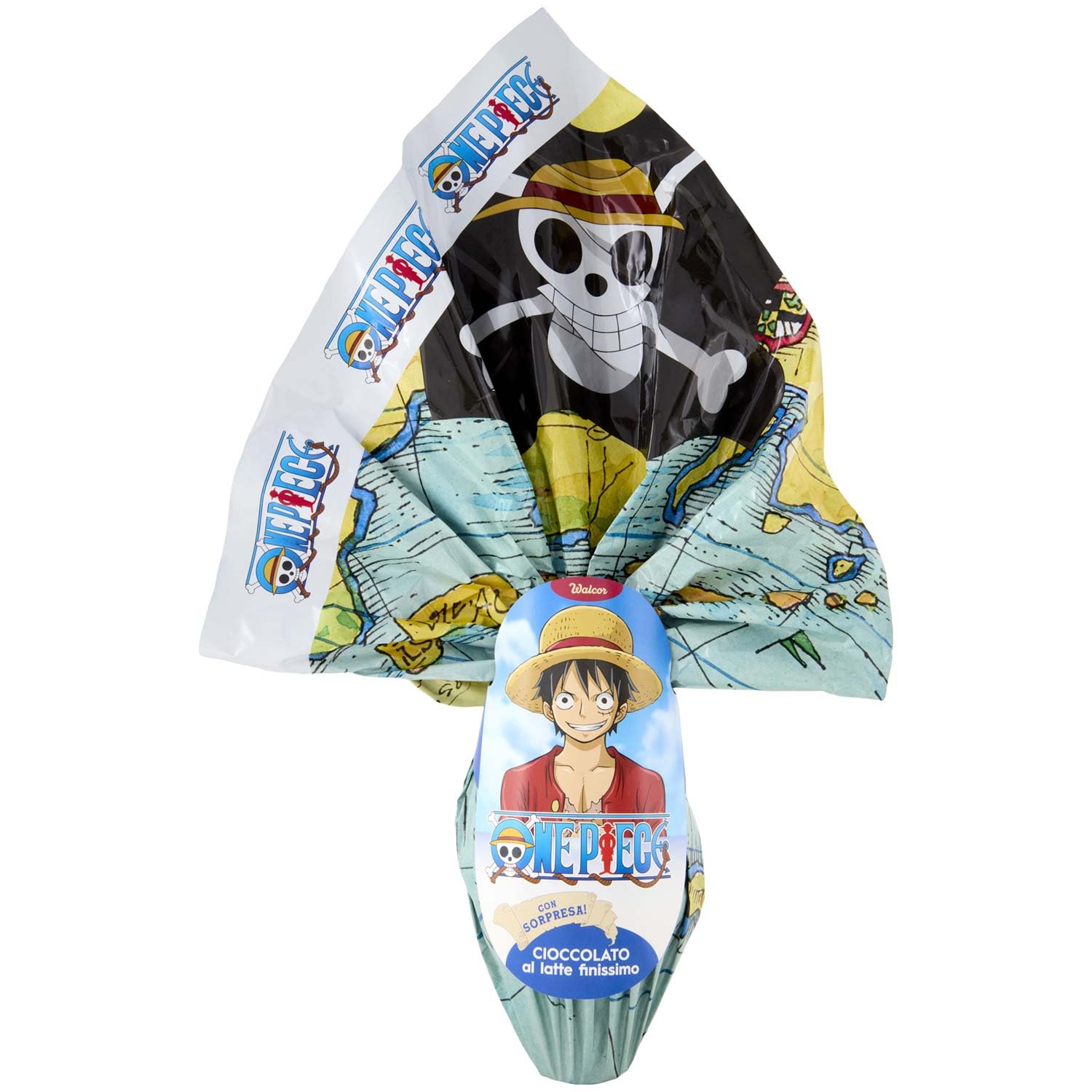 Walcor Uovo di Pasqua One Piece con Cioccolato Finissimo al Latte, 280g