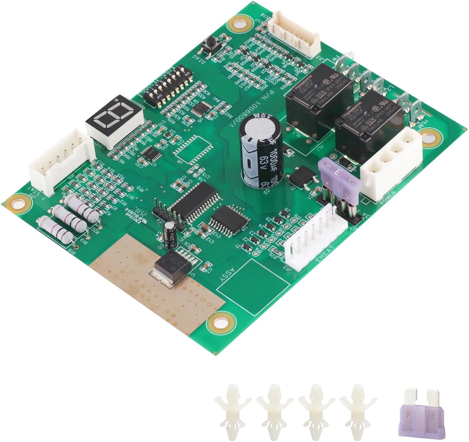 Upgraded 1006800/1 1006801R Control Board Compatible with Nordyne Intertherm Revolv Miller E7 Electric Furnace & B6 Series Air Handler