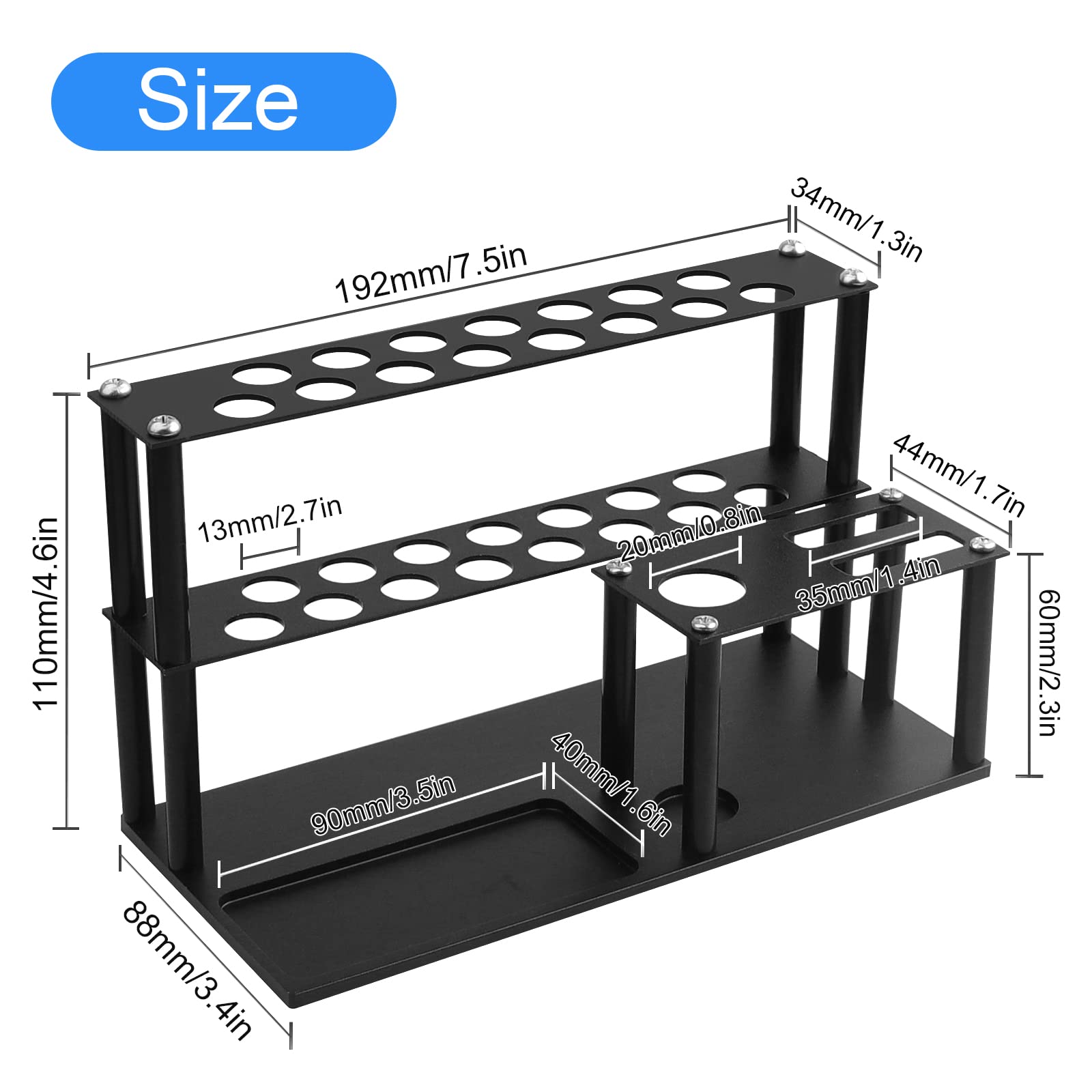 Craznick Schraubendreher Organizer Aufbewahrung Rack 18 Lcher  Schraubendreher Halter Multifunktions Werkzeug Stnder Fr Die Aufbewahrung  von Werkzeugen Metall Material Dauerhaft : Amazon.de: Baumarkt