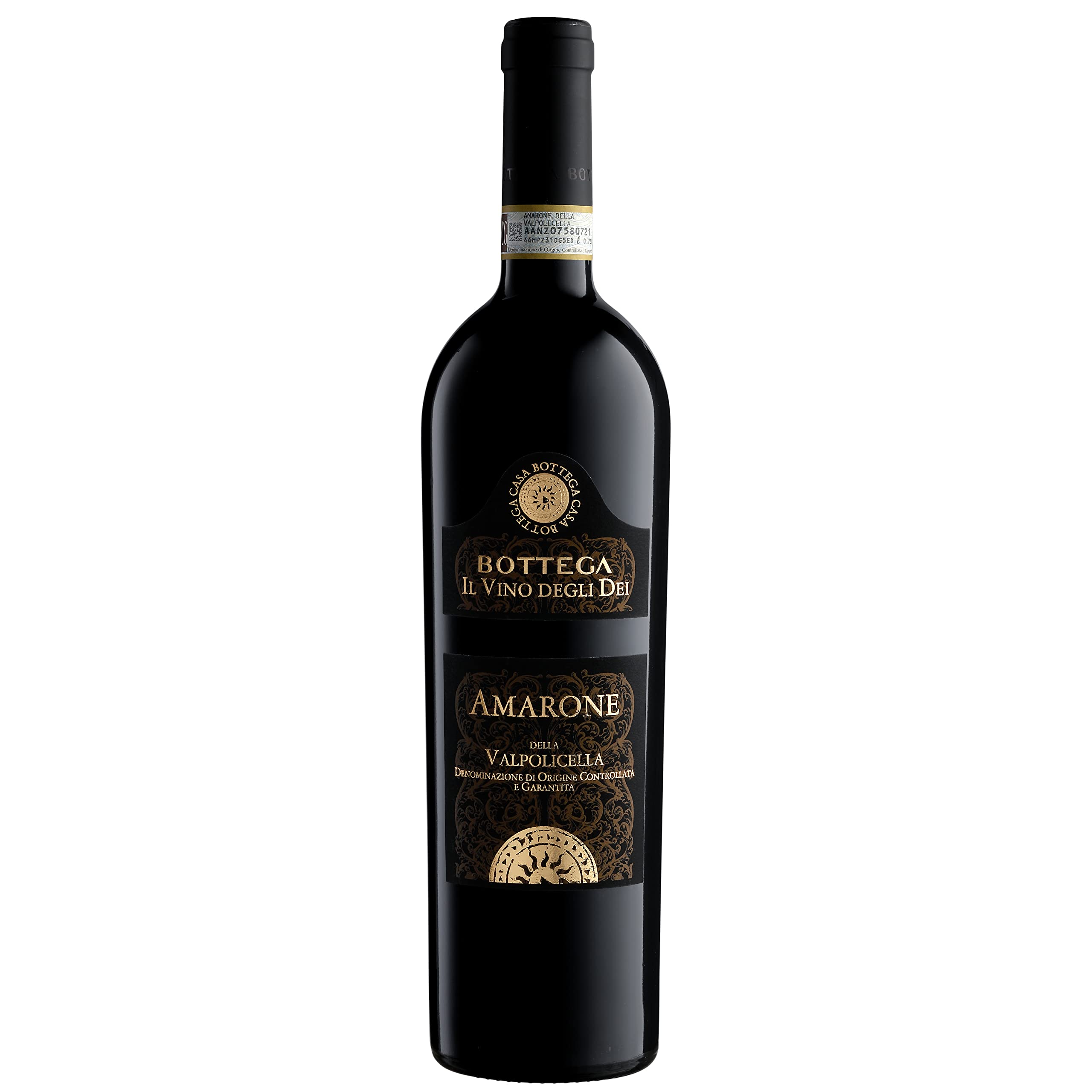Bottega - Amarone Della Valpolicella DOCG Collina Del Sole - 75cl - 16% ABV - Amarone Red Wine - Italian Red Wine - Red Wine Gifts - Italian Wine