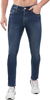 SPARKY Men's Blue Narrow Fit Jeans | Stretch Denim Price In India