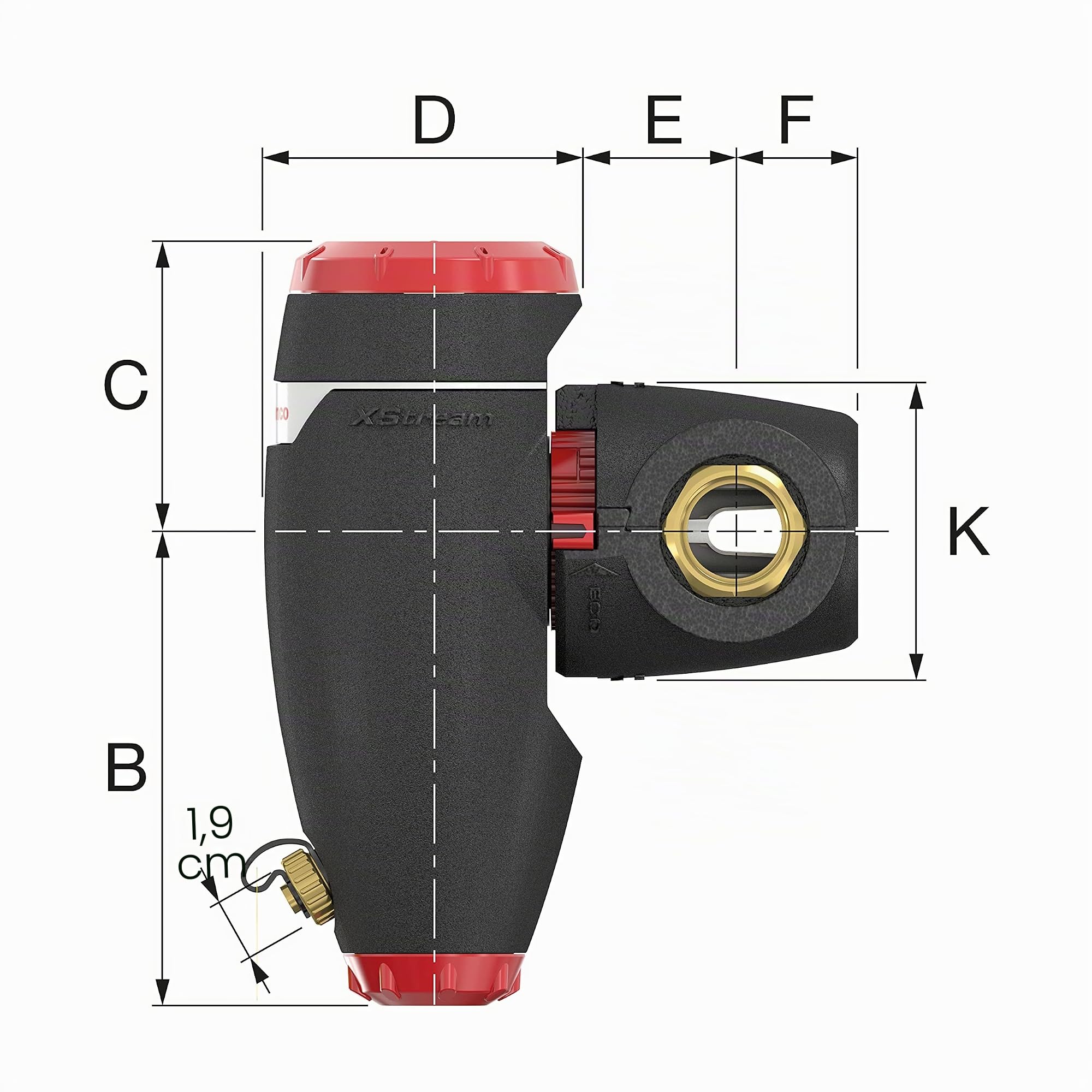 Flamco XStream Clean 3/4''F Schlammabscheider für Heizung-11031