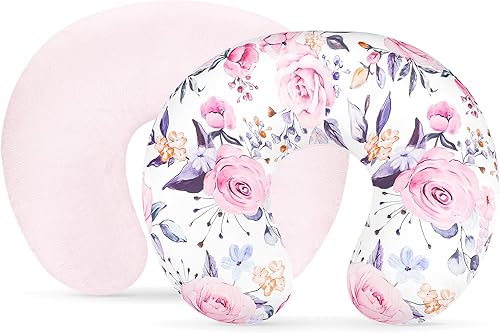 Funda de almohada de lactancia, 1 unidad, funda de almohada de lactancia extraíble Minky para almohadas de lactancia materna, funda reversible para
