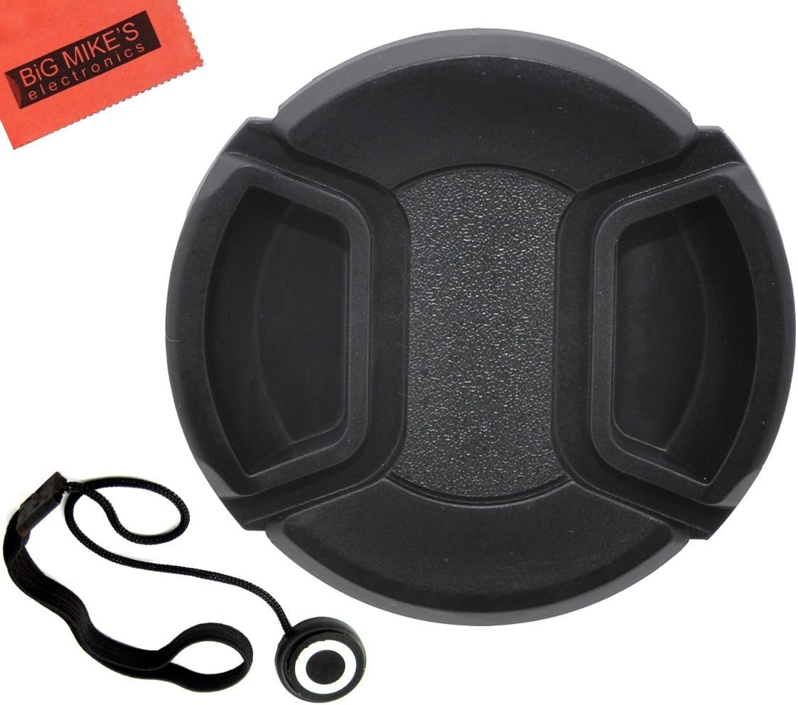 Big Mike's 58mm Universal Snap-On Lens Cap for Panasonic Lumix G X Vario 12-35mm f/2.8 Asph, Lumix G Vario 14-140mm f/3.5-5.6 ASPH, Lumix G Vario 35-100mm f/2.8 Zoom Lens