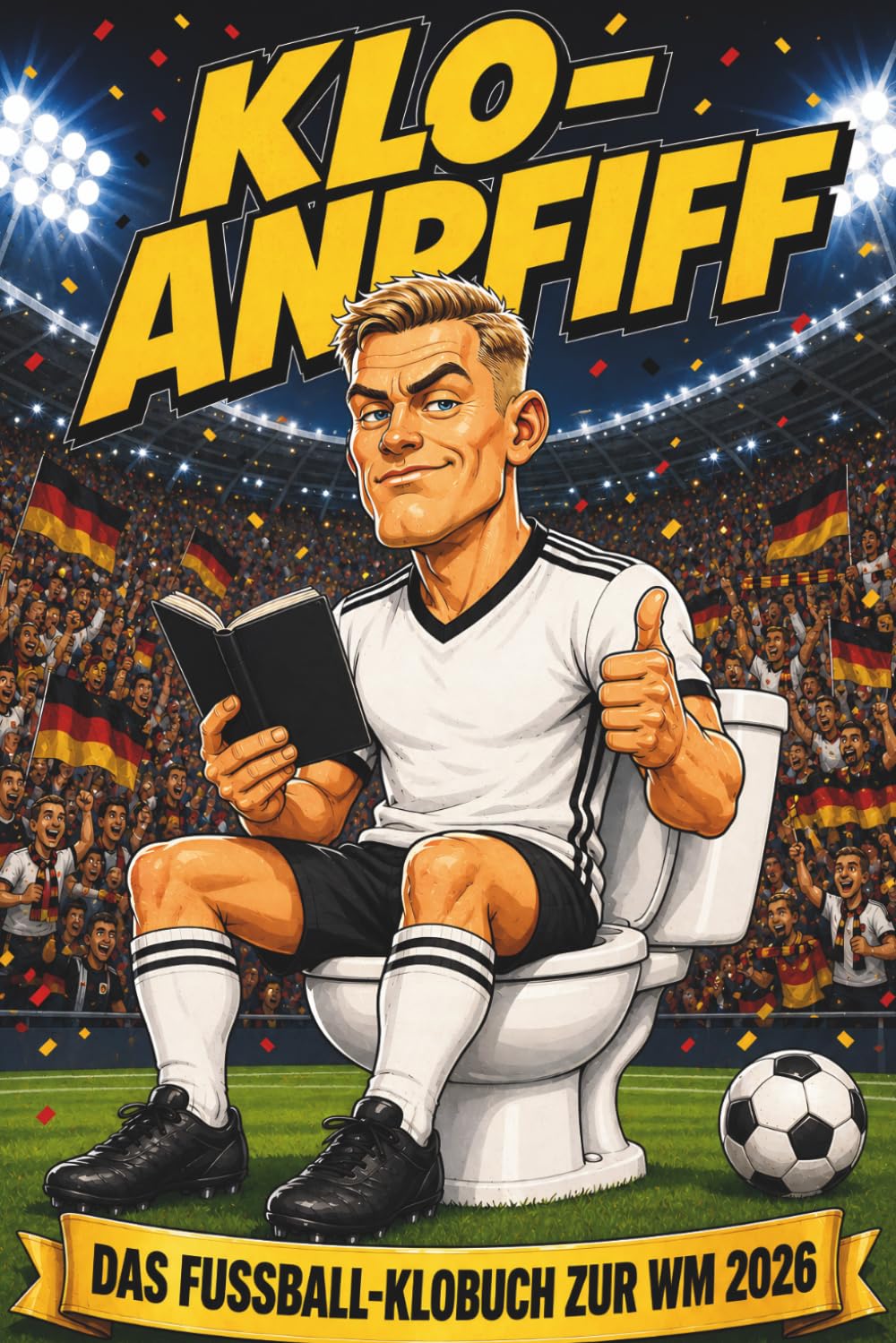 Klo-Anpfiff – Das Fußball Klobuch zur WM 2026: Mit Spielplan, Rätseln, WM-Fakten & Gästeseiten | Witzige Klolektüre für Männer & Fußballfans | Lustiges Geschenk zur Weltmeisterschaft 2026