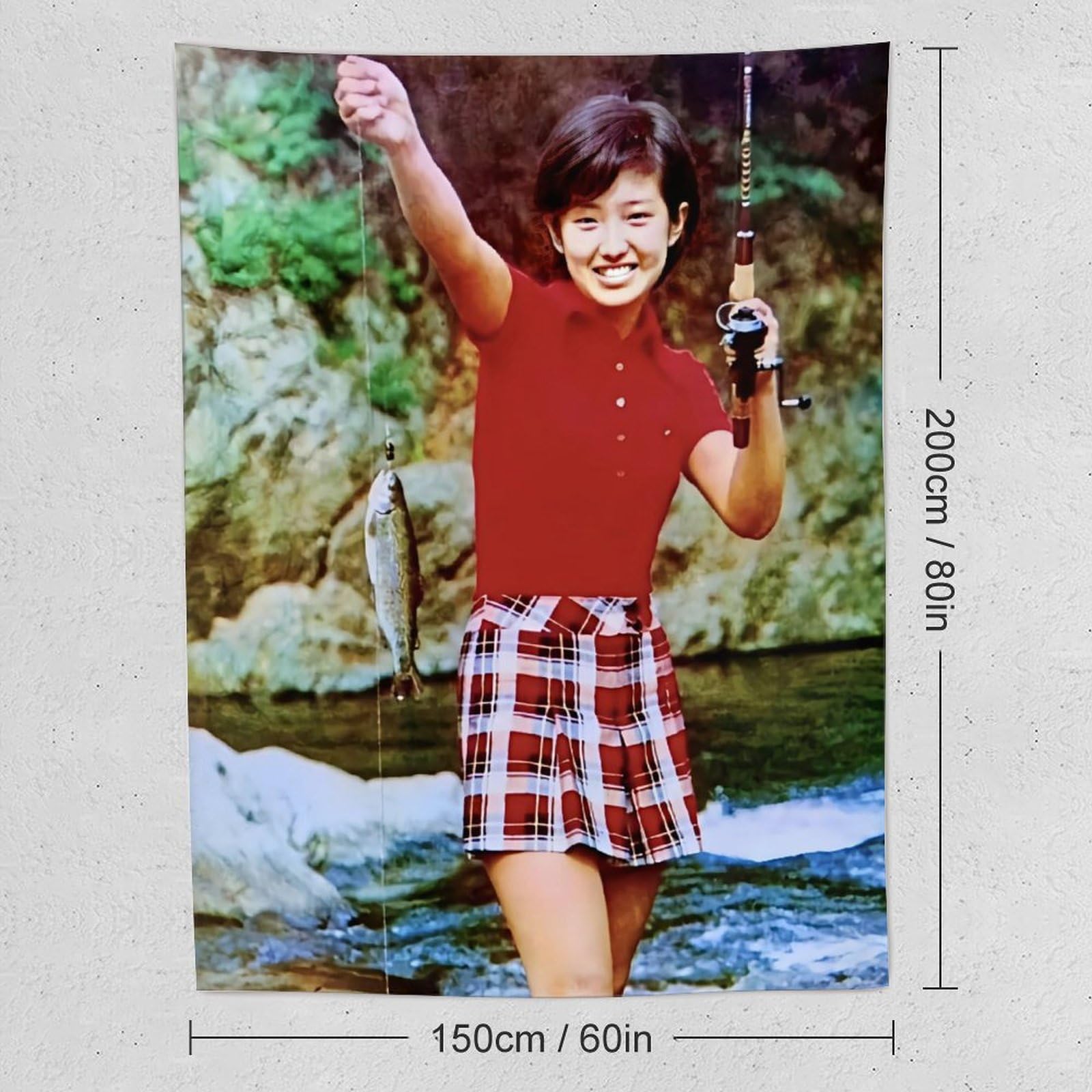 Amazon.co.jp: タペストリー 山口百恵 布ポスター インテリア