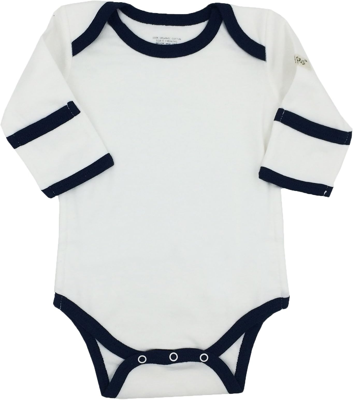 little world peas Organic Baby Long Sleeve Bodysuit