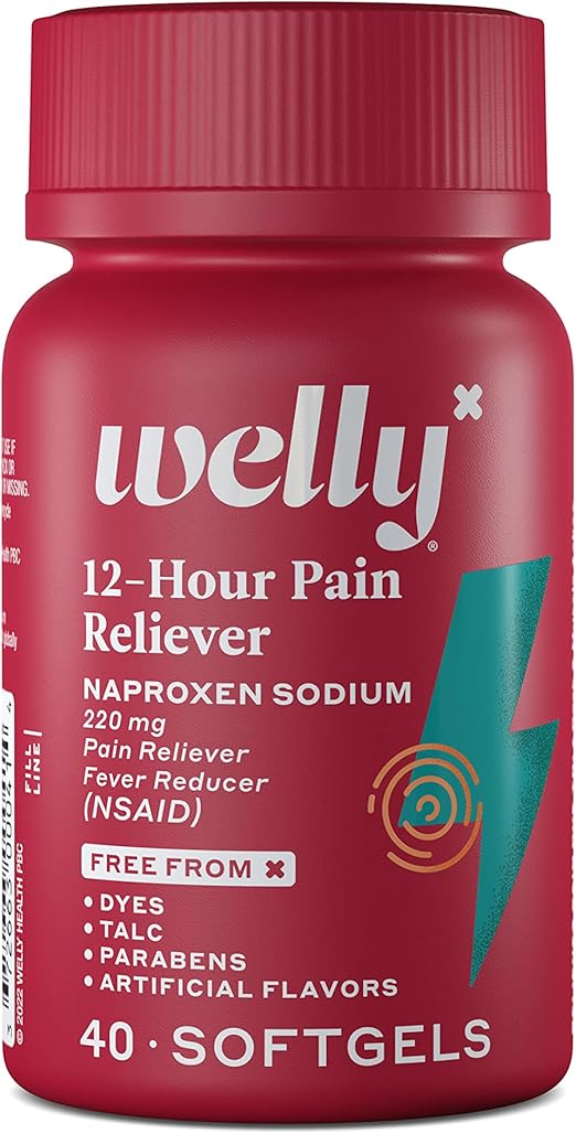 Welly Remedies OTC 12Hour Pain Reliever Pain Relief