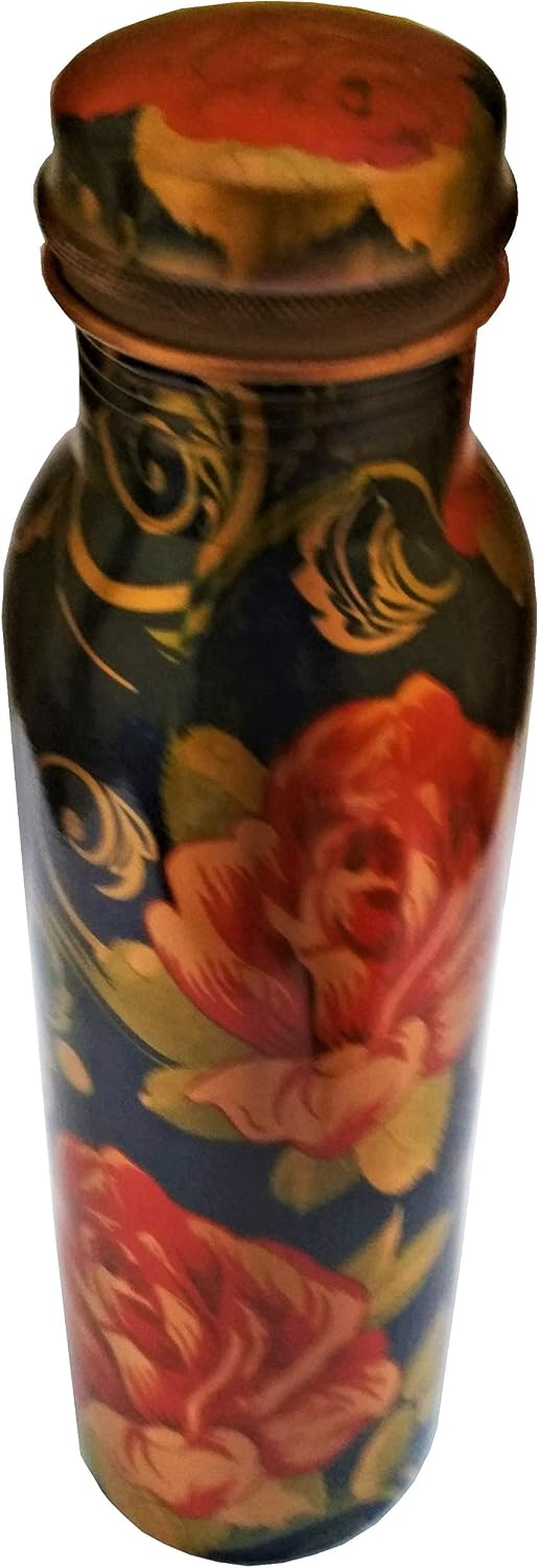 Purpledip Ayurveda Designed Leakproof Pure Copper Bottle, 1L (11627A), Multicolor, 1000 ml - Image 5