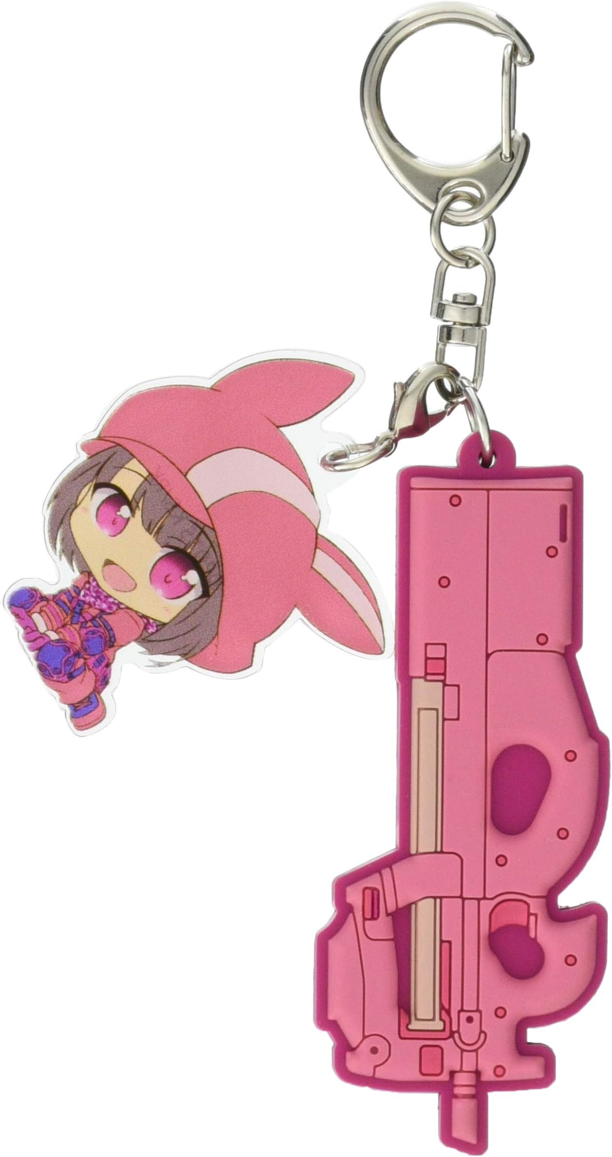 Sword Art Online Alternative Gangeiru Online TWG Ren & Pea-chan Keychain