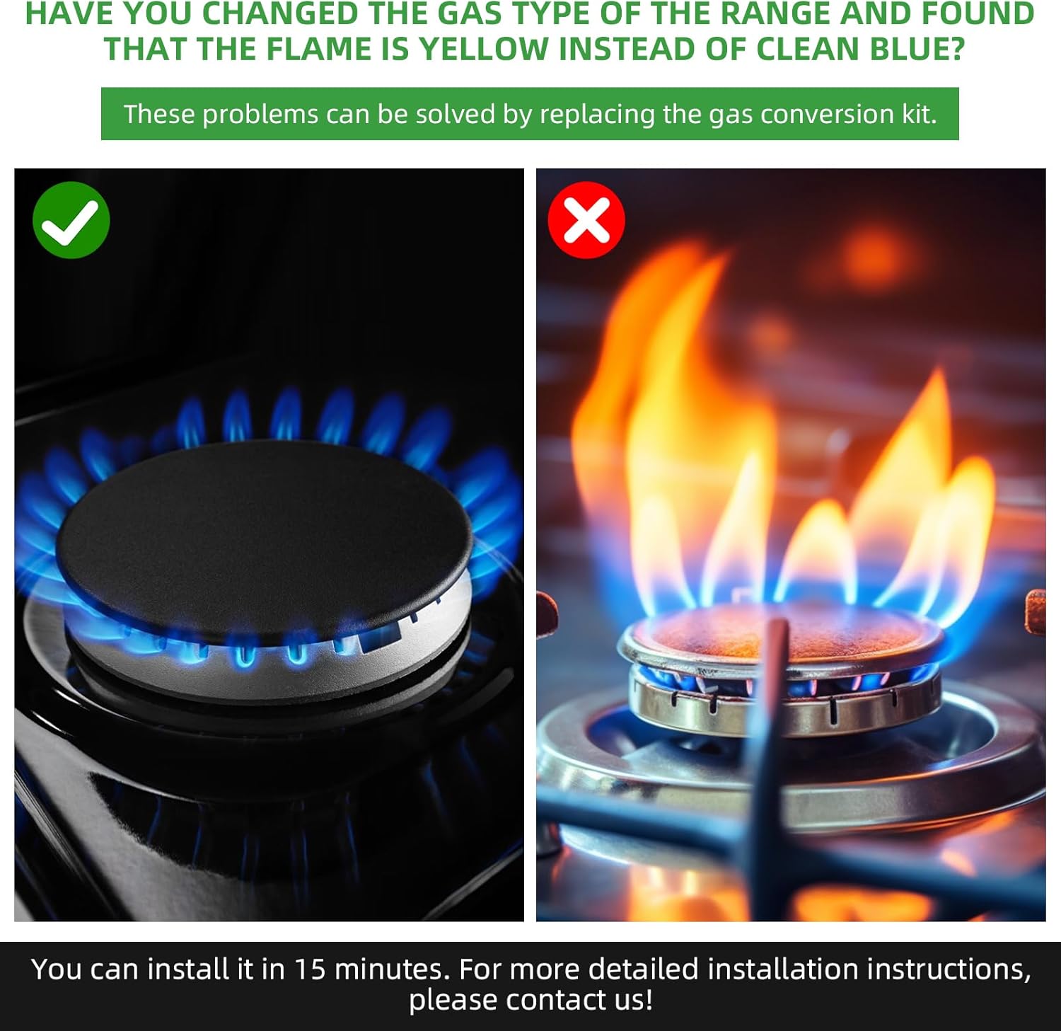 W11126051 WPW10032030 Range Oven LP Conversion Kit - Compatible With Whirlpool KitchenAid Maytag Jenn-Air Range -replaces AP6014755 W10032030, PS11748022 WPW10170516 Ultra Durable Replacement