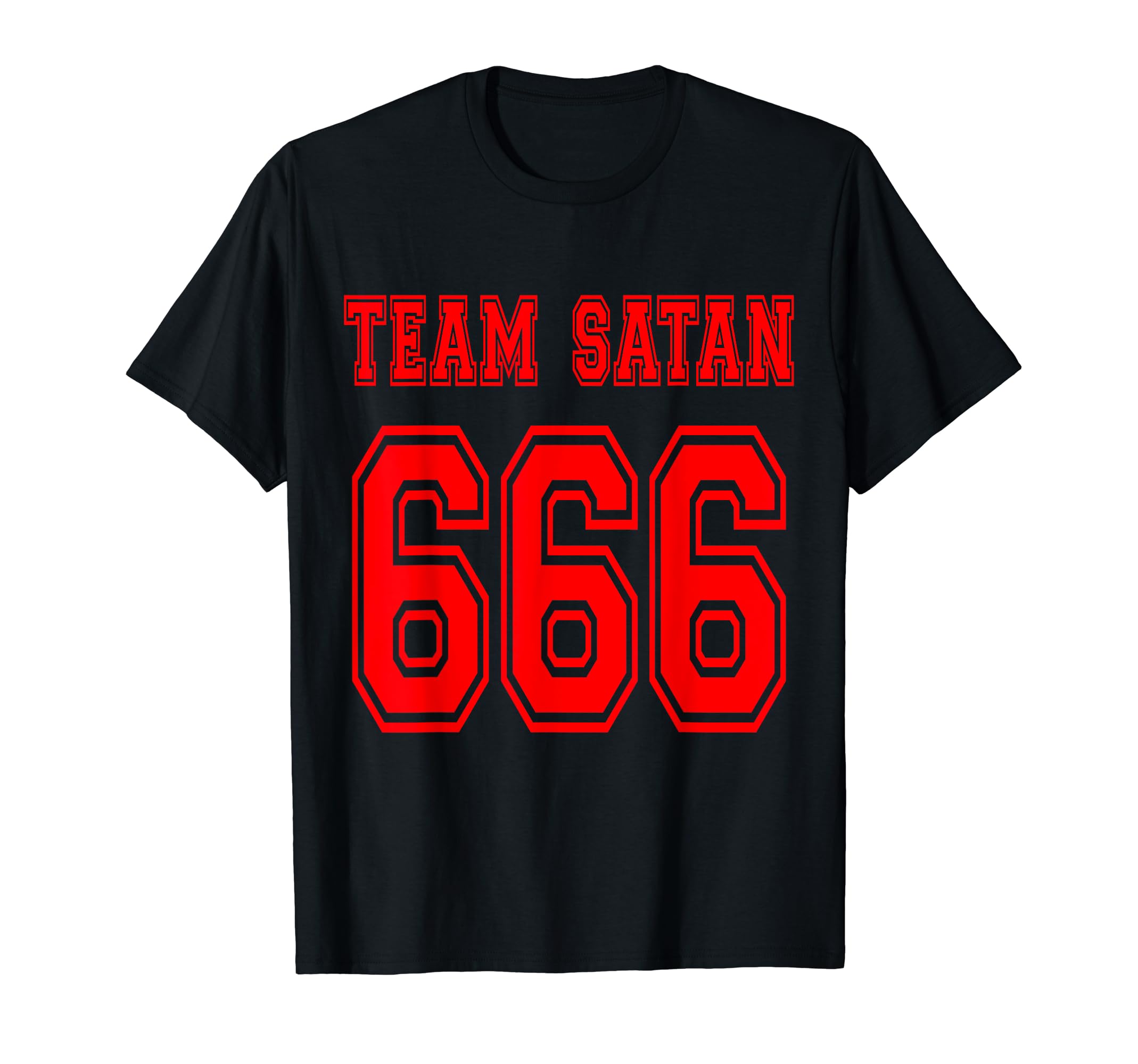 Team Satan 666 apparelTeam Satan 666 T Shirt T-ShirtOEKO-TEX STANDARD 100