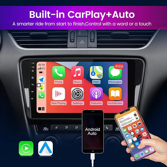 for Peugeot 301 for Citroen C-Elysee 2012-2016, Android 12 Stereo IPS Touch Screen Build in Wireless carplay Android Auto Bluetooth GPS Navigation (4-Core 2+32GB)