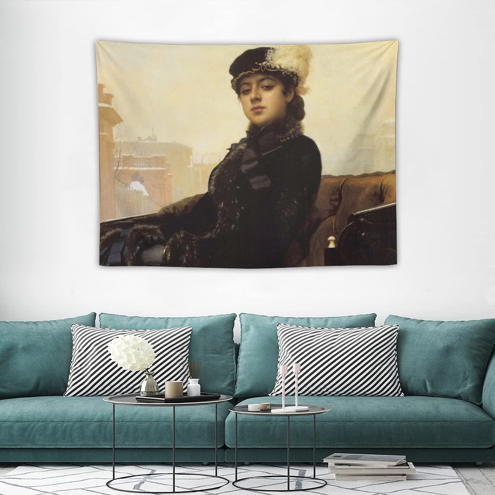 Amazon.co.jp: イワン・クラムスコイ《見知らぬ女の肖像、1883》アート