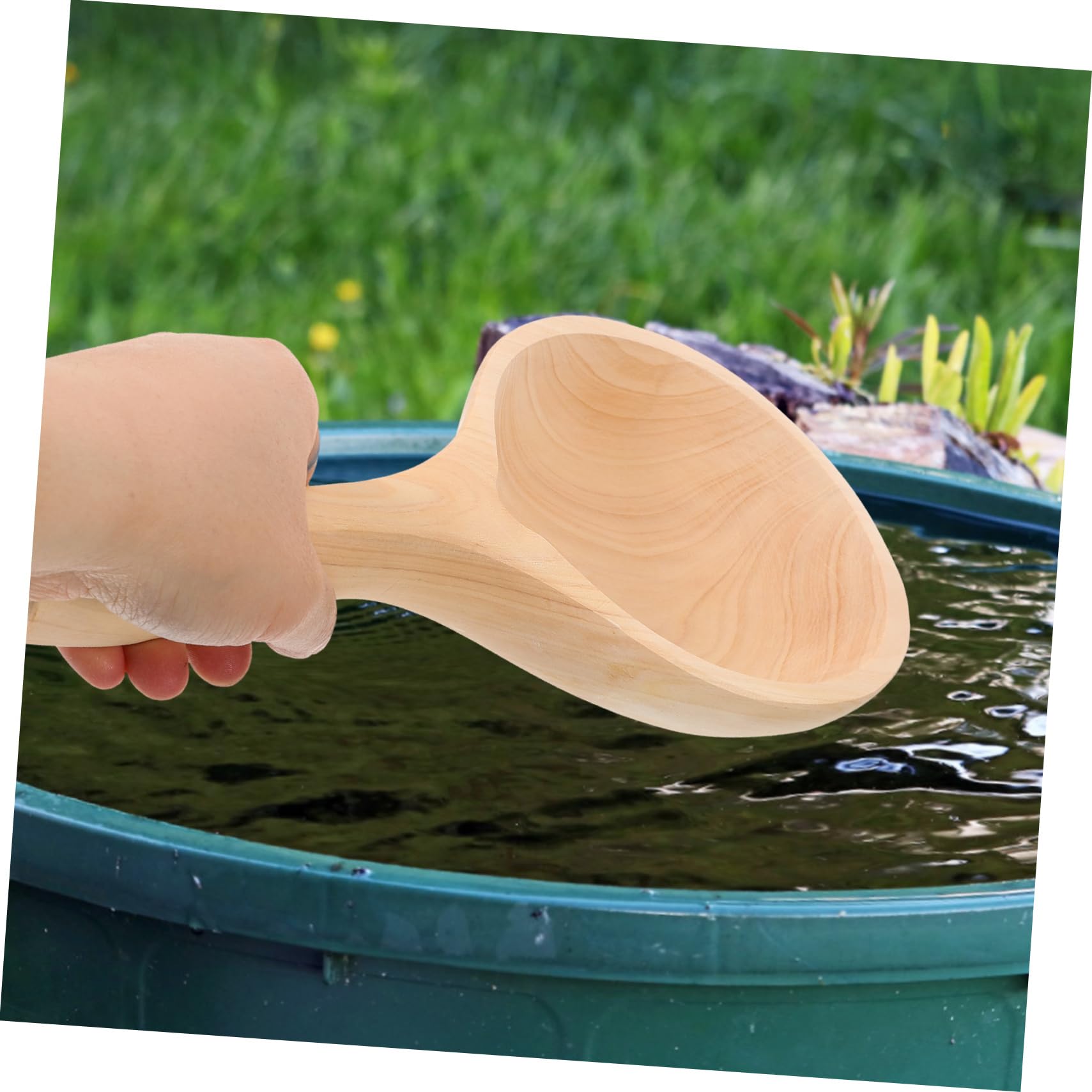 PRETYZOOM 4 Uds Cuchara De Madera Cucharón De Sopa Cuchara De Agua Para El Hogar Cucharón De Madera De Agua Utensilios De Cocina Cucharón De Para Cocina Cucharón De
