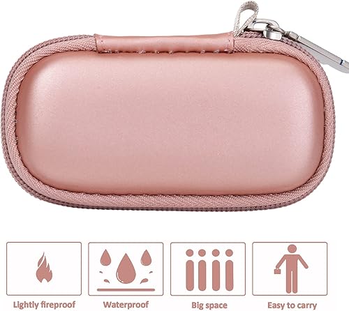 Miniatura 6 de Khanka Funda rígida de repuesto para AliveCor Kardia Mobile ECGKardiaMobile 6L EKG (oro rosa)